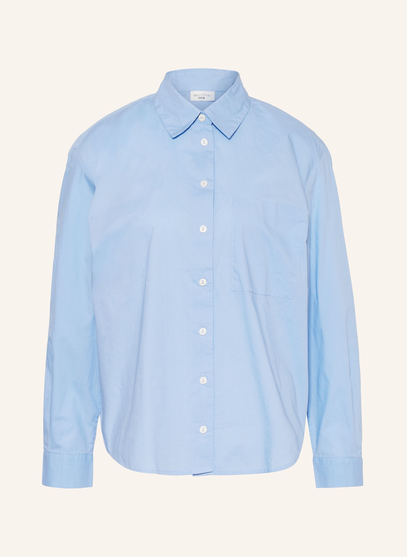 Marc O'Polo DENIM Denim blouse, Color: LIGHT BLUE (Image 1)