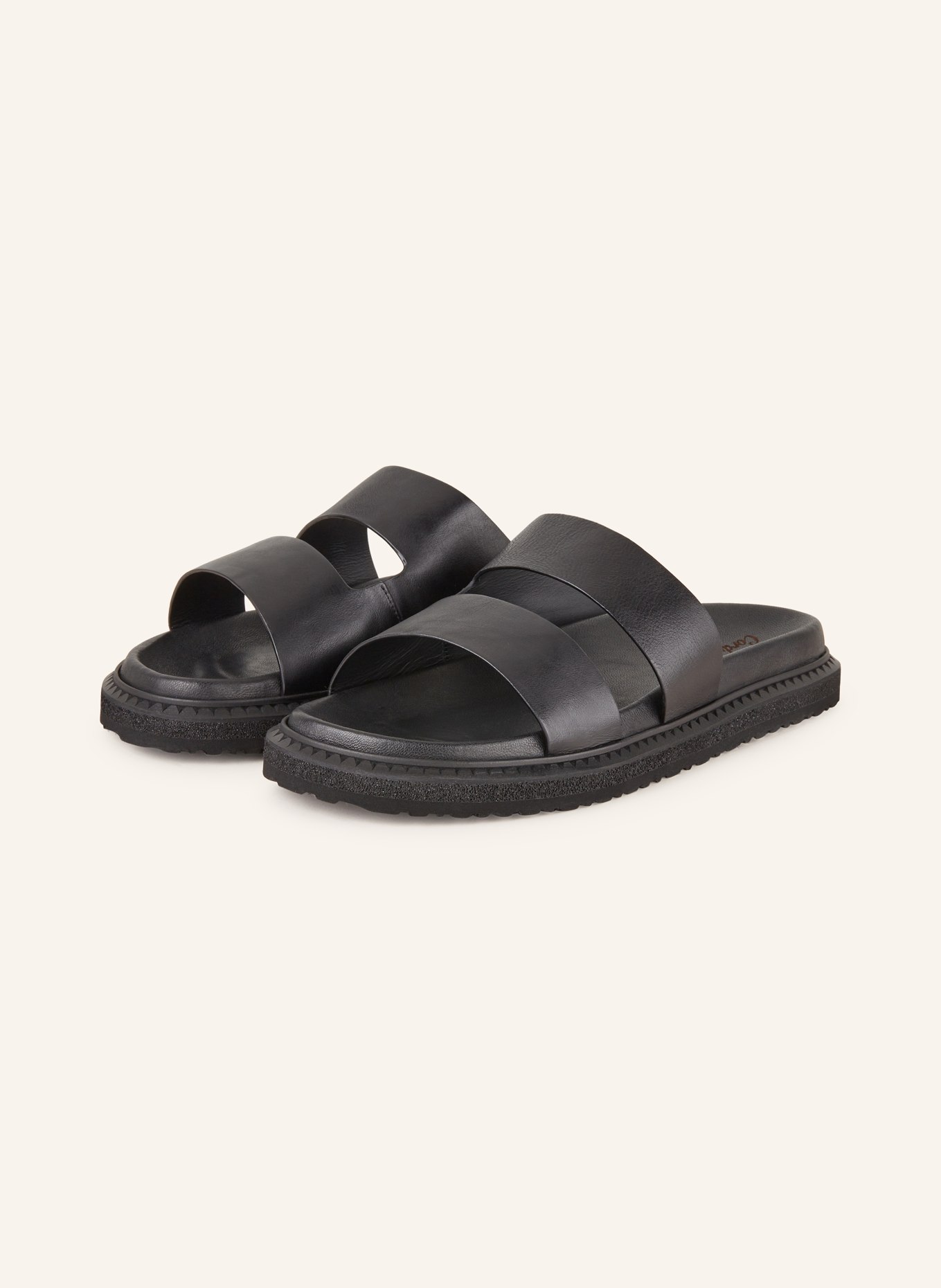 Cordwainer Slides, Color: BLACK (Image 1)