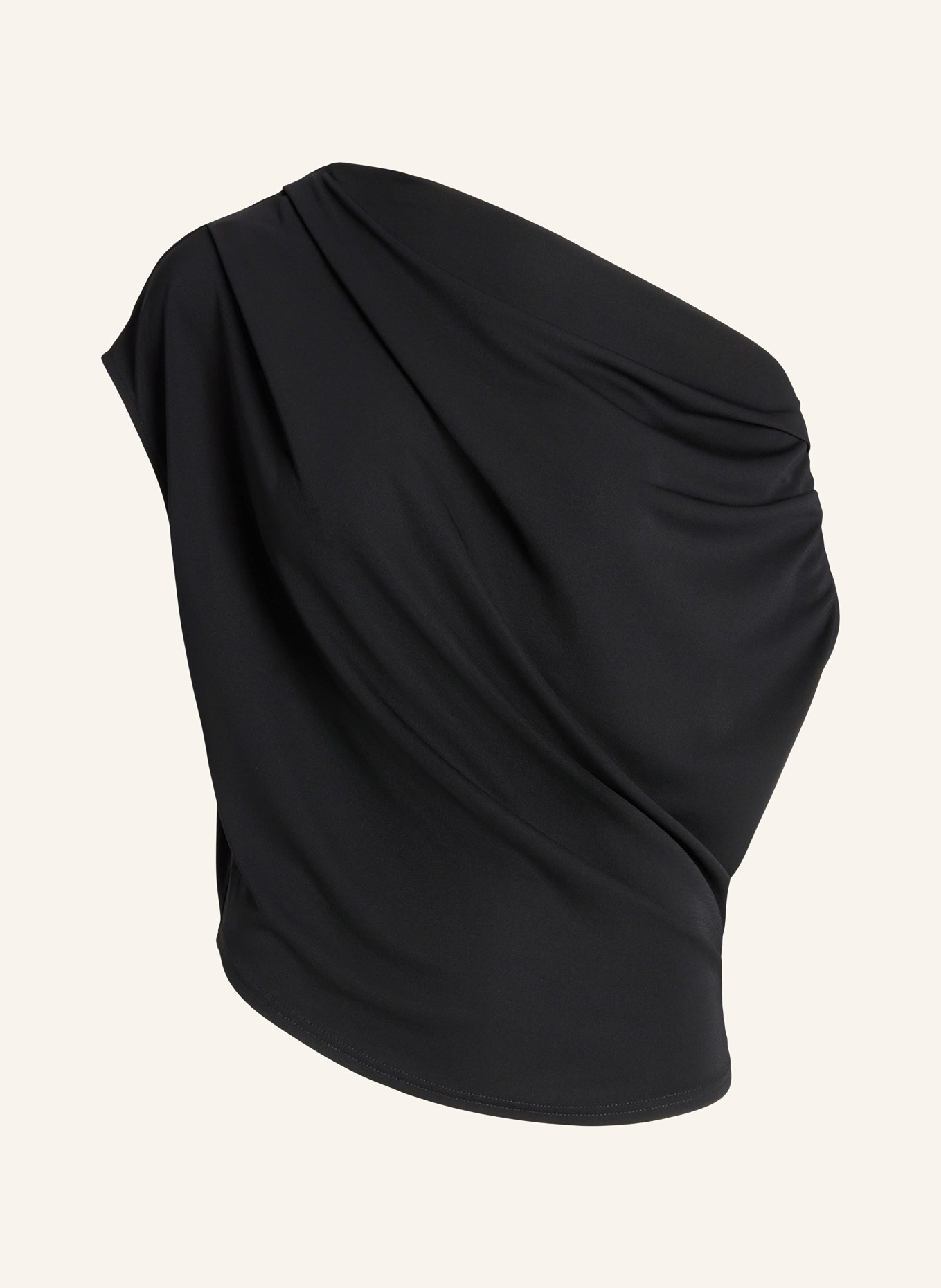 LAUREN RALPH LAUREN One-shoulder top, Color: BLACK (Image 1)