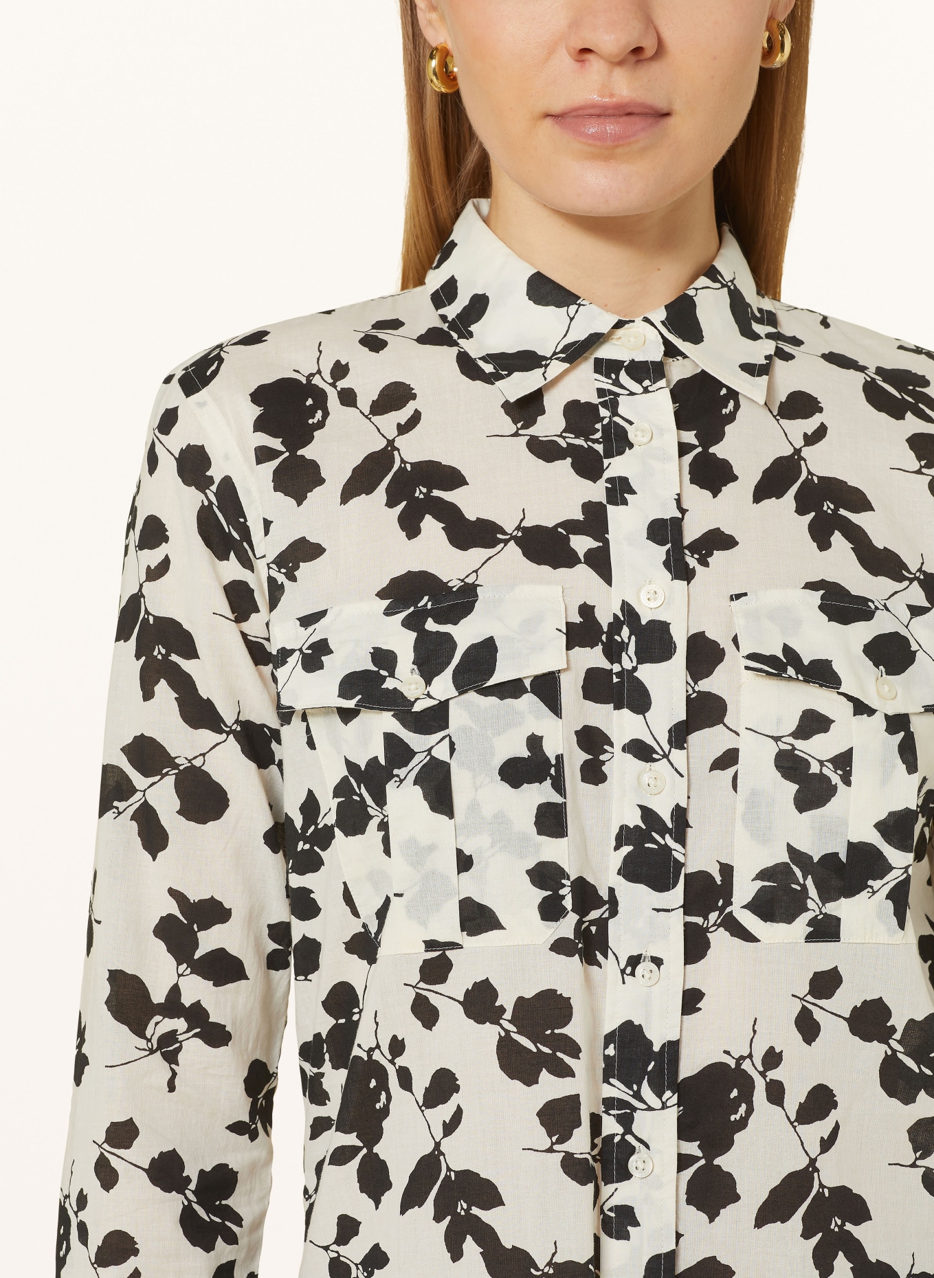 LAUREN RALPH LAUREN Shirt blouse, Color: CREAM/ BLACK (Image 4)