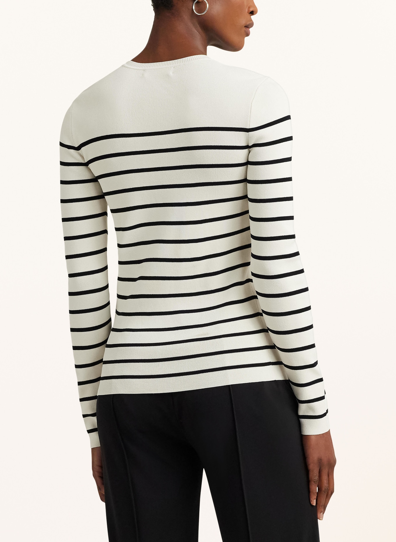 LAUREN RALPH LAUREN Sweater, Color: WHITE/ BLACK (Image 3)