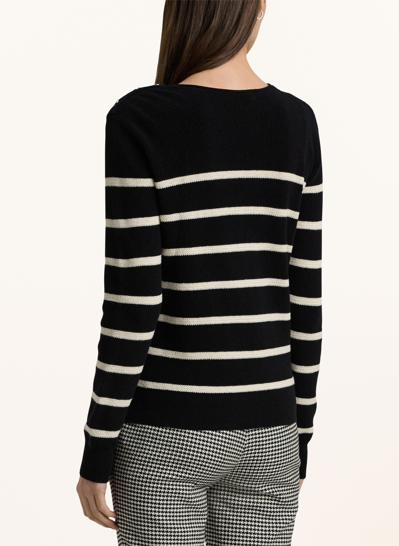 LAUREN RALPH LAUREN Sweater, Color: BLACK/ WHITE (Image 3)
