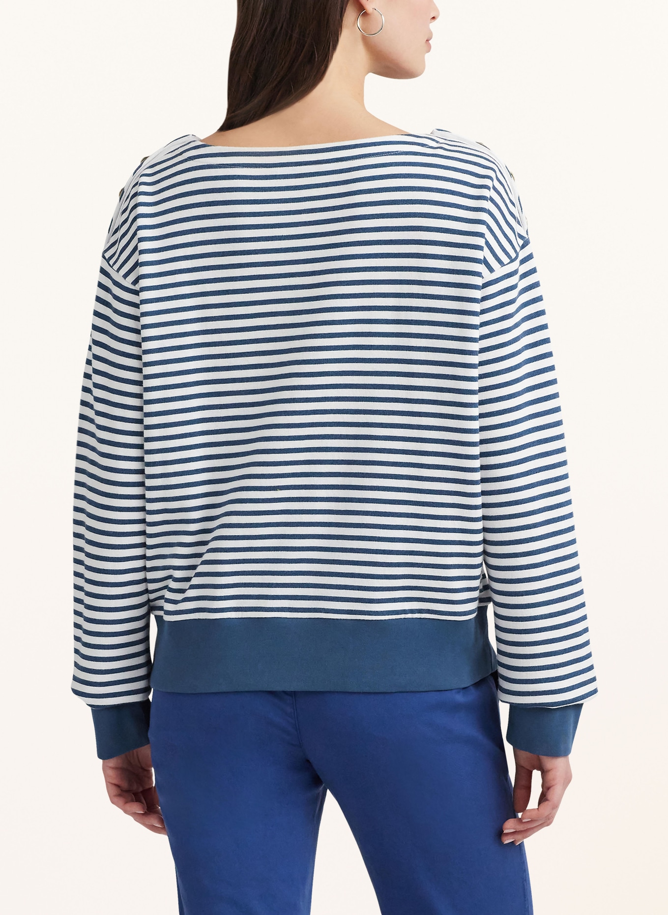 LAUREN RALPH LAUREN Sweatshirt, Color: BLUE/ WHITE (Image 3)