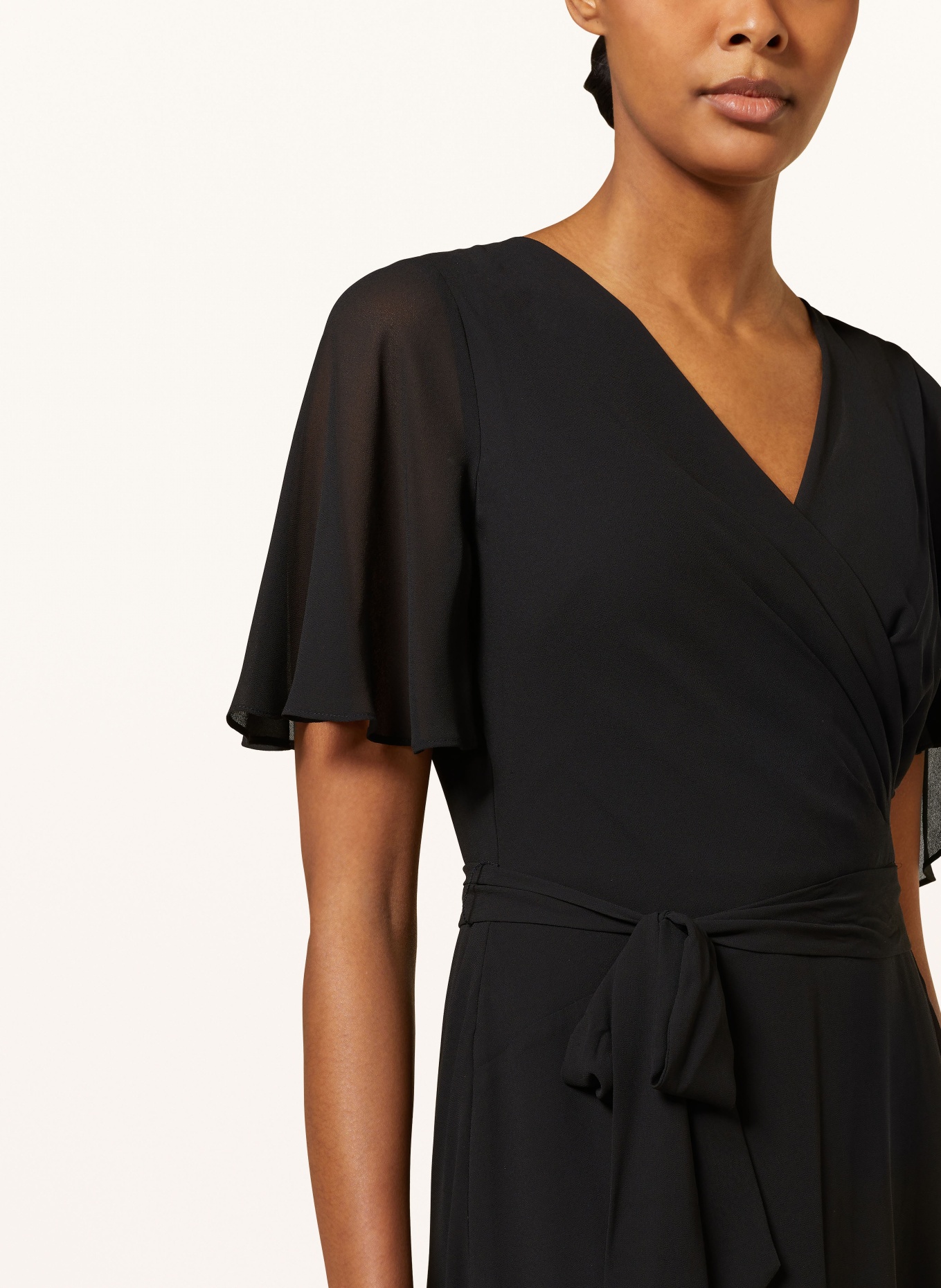 LAUREN RALPH LAUREN Dress in wrap look, Color: BLACK (Image 4)