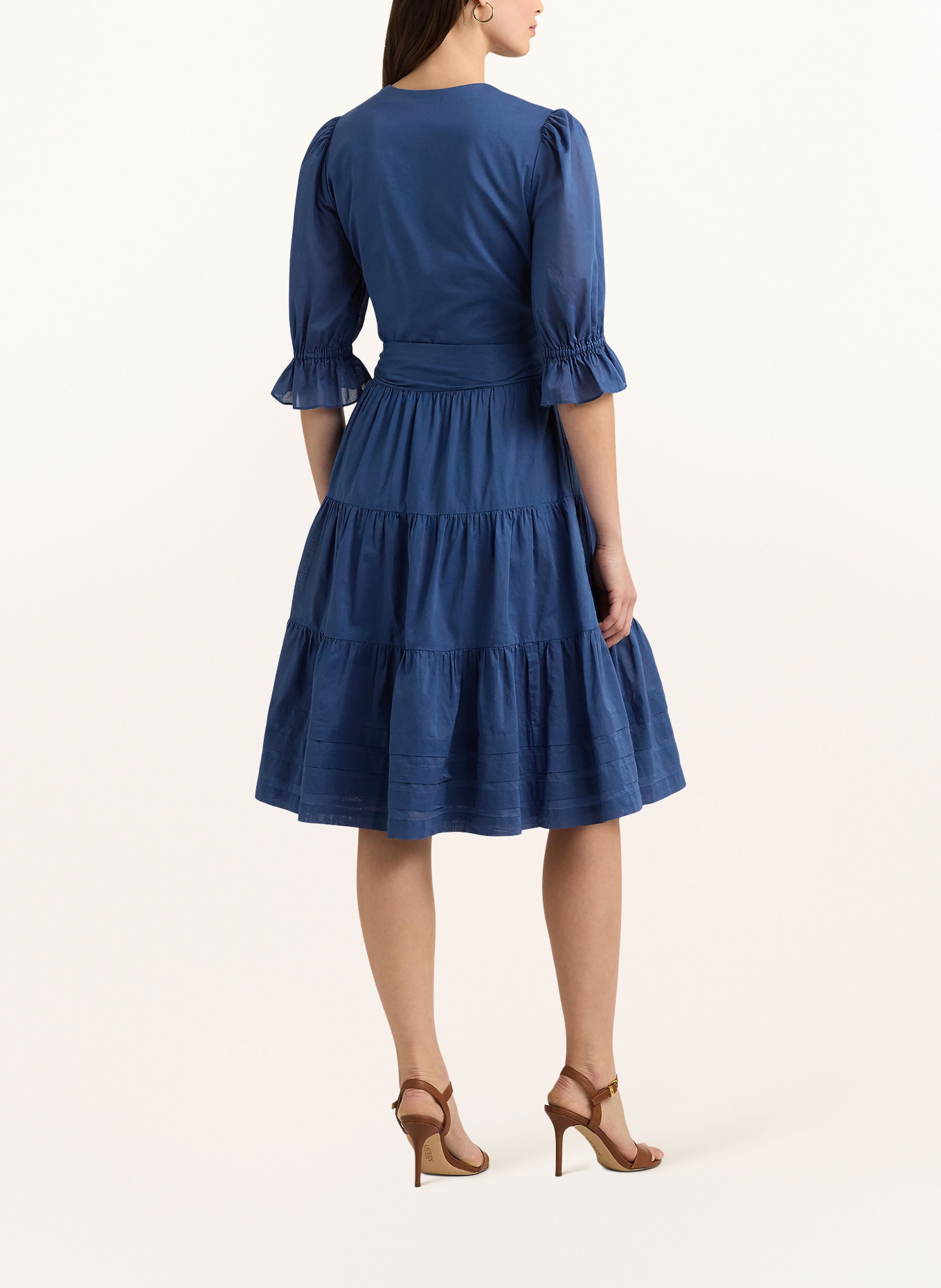 LAUREN RALPH LAUREN Dress in wrap look, Color: BLUE (Image 3)