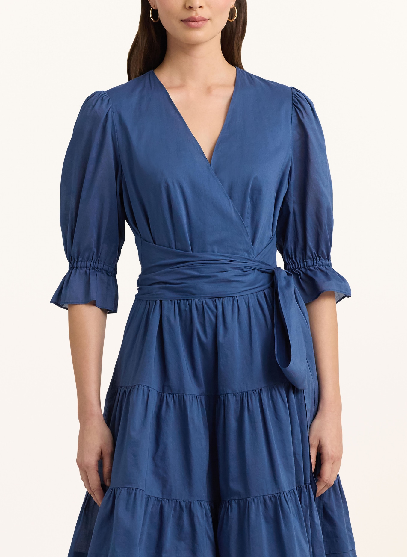 LAUREN RALPH LAUREN Dress in wrap look, Color: BLUE (Image 4)