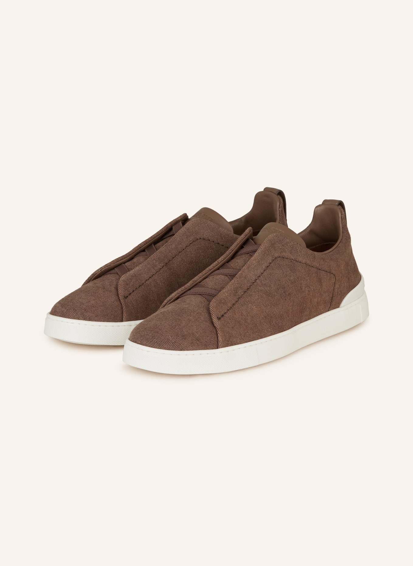 ZEGNA Sneakers TRIPLE STITCH™, Color: BROWN (Image 1)