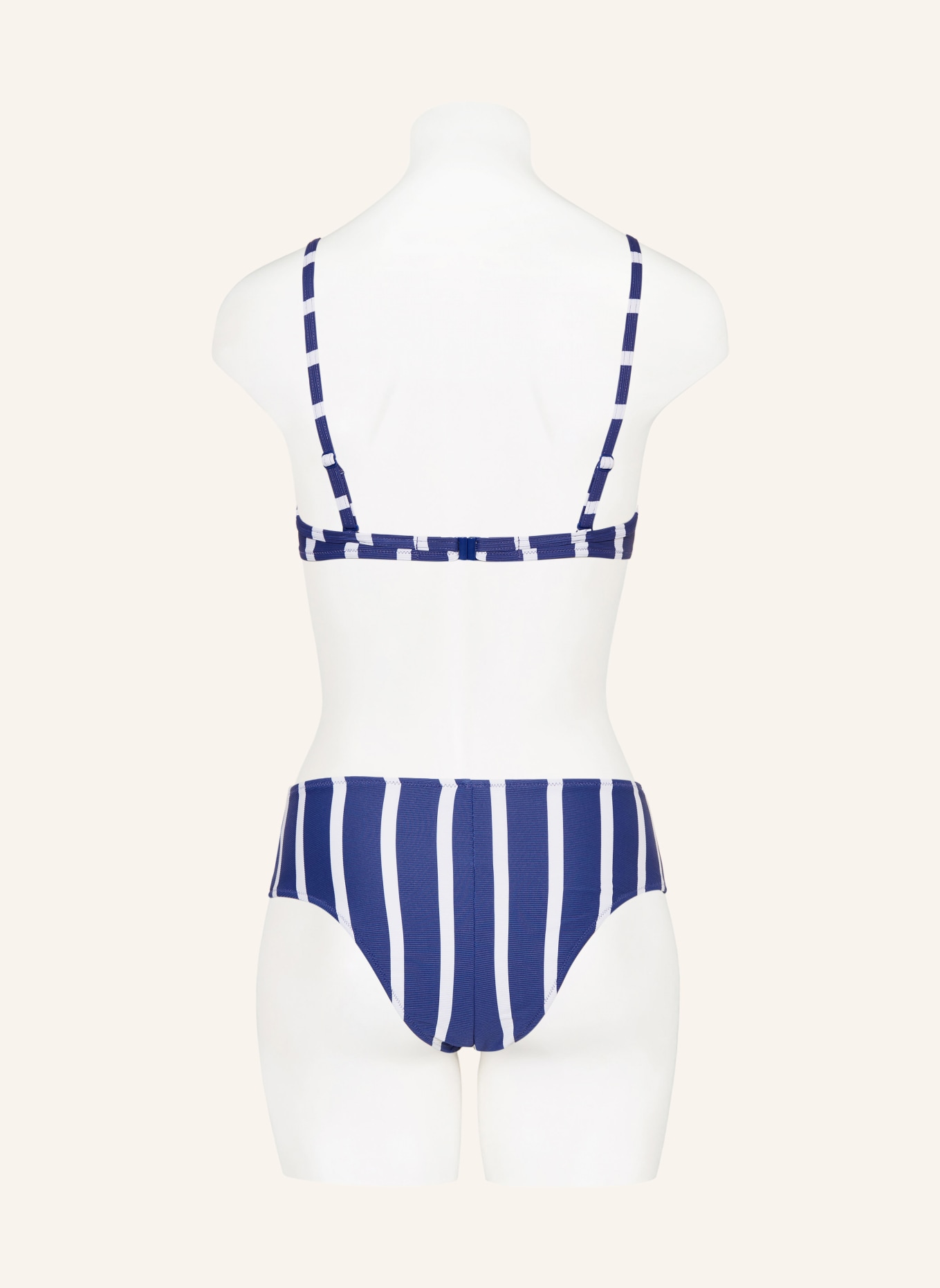 watercult Bügel-Bikini-Top SEA RIDE, Farbe: BLAU/ WEISS (Bild 3)