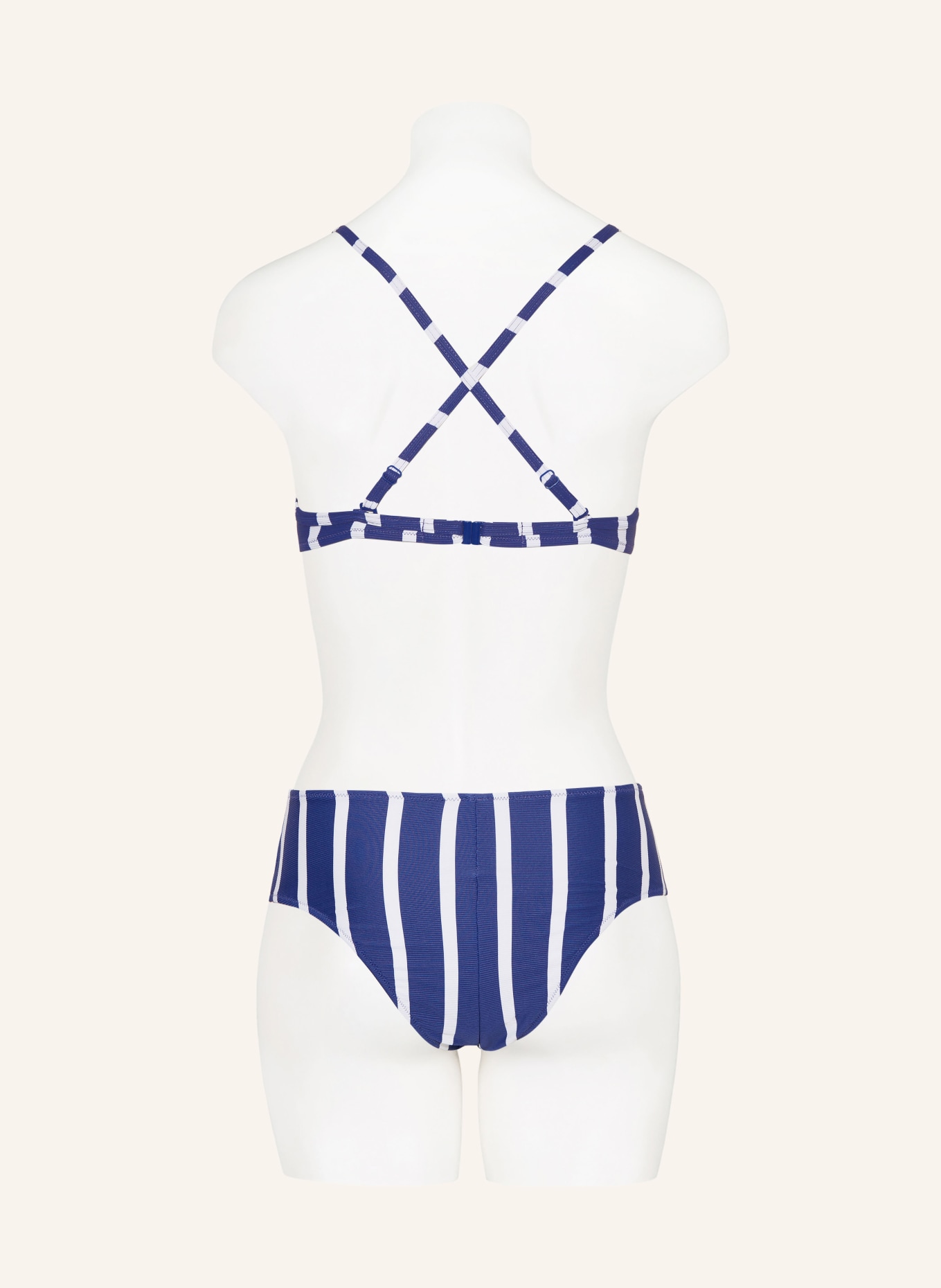 watercult Underwired bikini top SEA RIDE, Color: BLUE/ WHITE (Image 4)