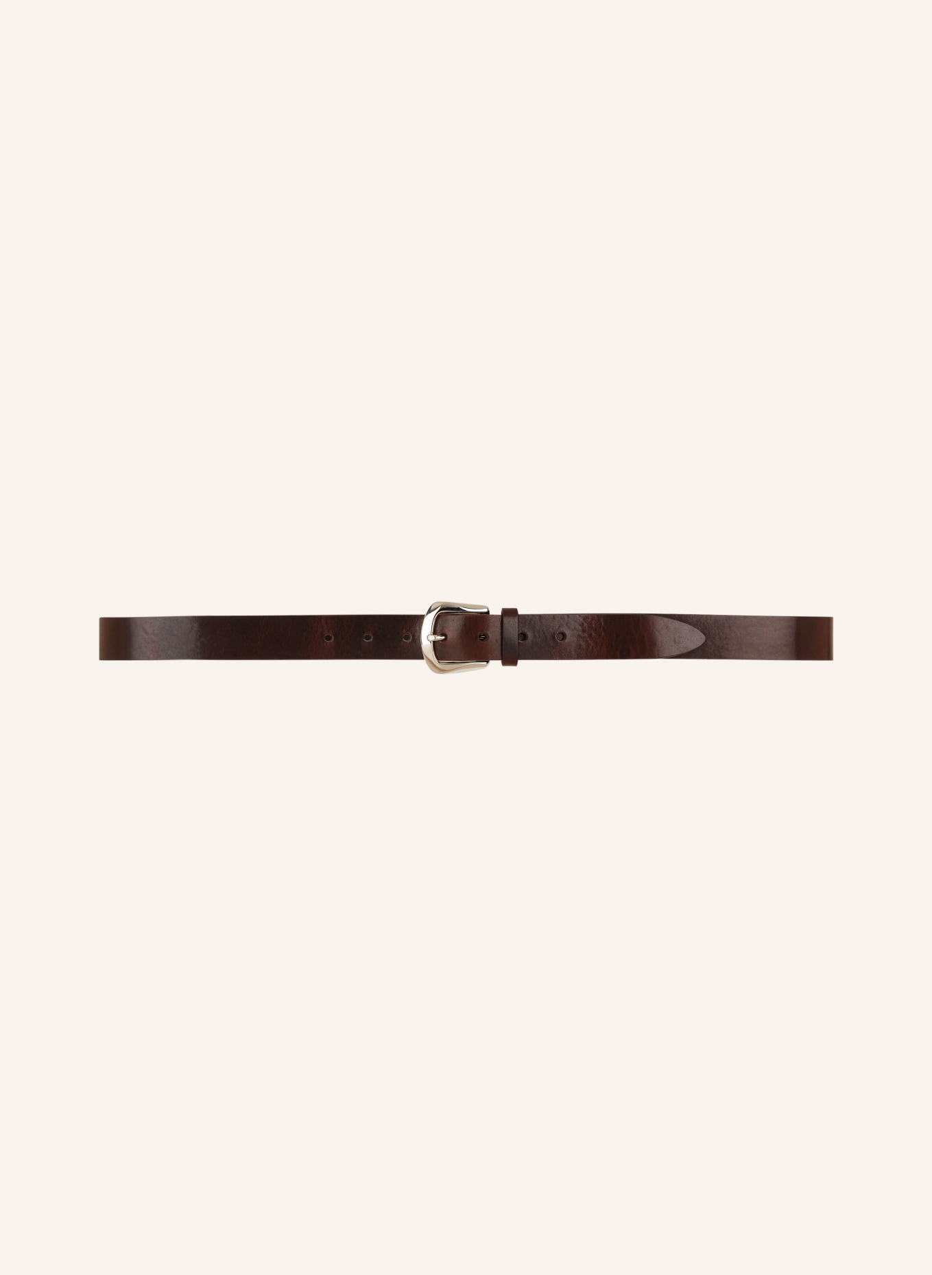 BRUNELLO CUCINELLI Leather belt, Color: DARK BROWN (Image 2)