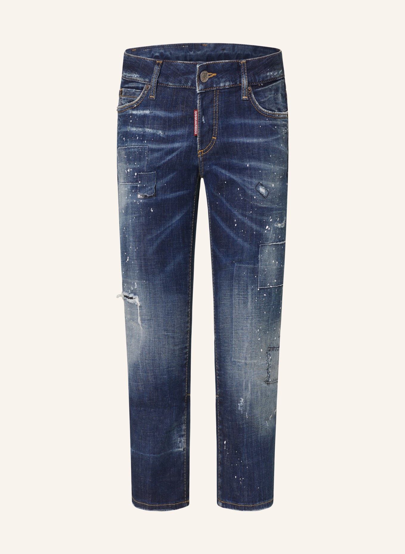 DSQUARED2 3/4 jeans, Color: 470 NAVY BLUE (Image 1)