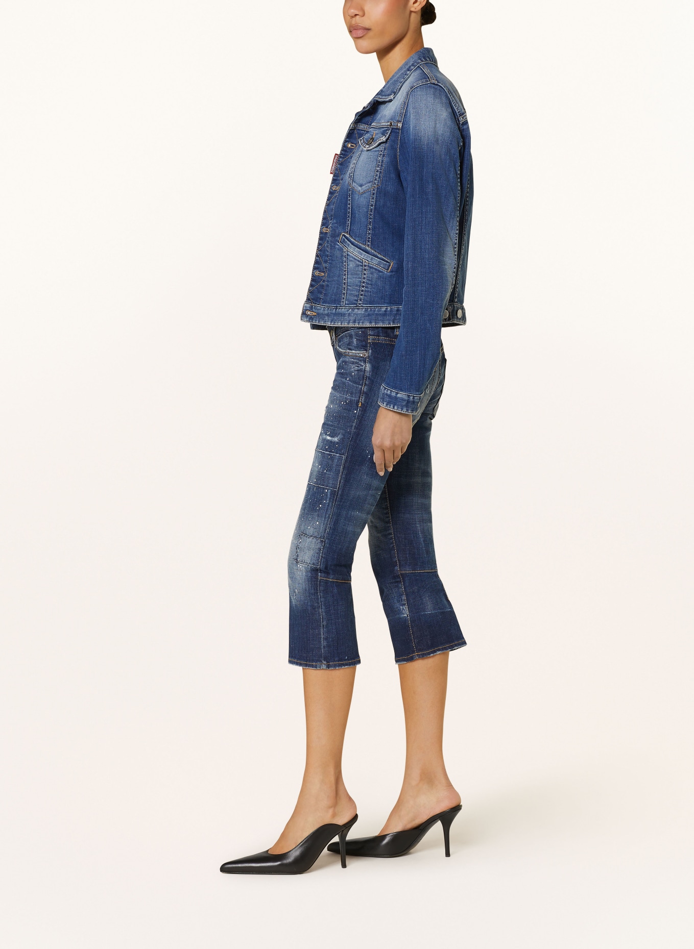 DSQUARED2 3/4 jeans, Color: 470 NAVY BLUE (Image 4)