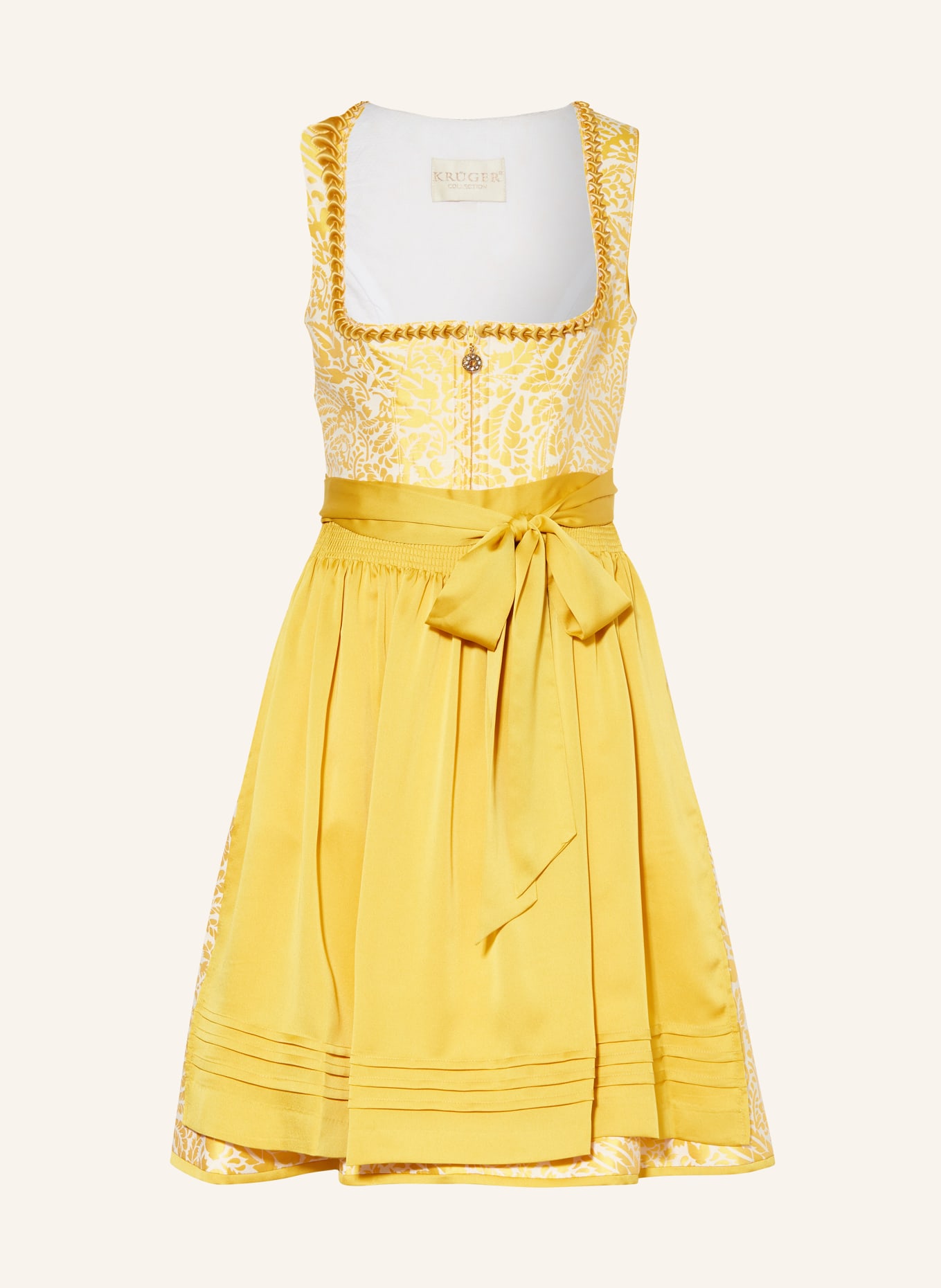 KRÜGER Dirndl, Color: YELLOW/ ECRU (Image 1)