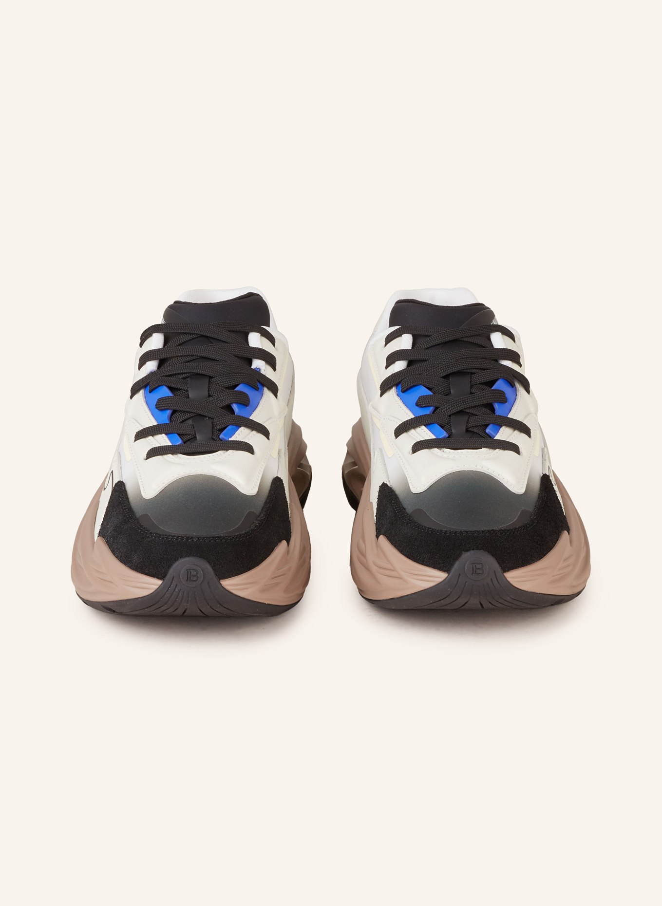 BALMAIN Sneakers B-DR4G0N, Color: CREAM/ BLACK/ BLUE (Image 3)