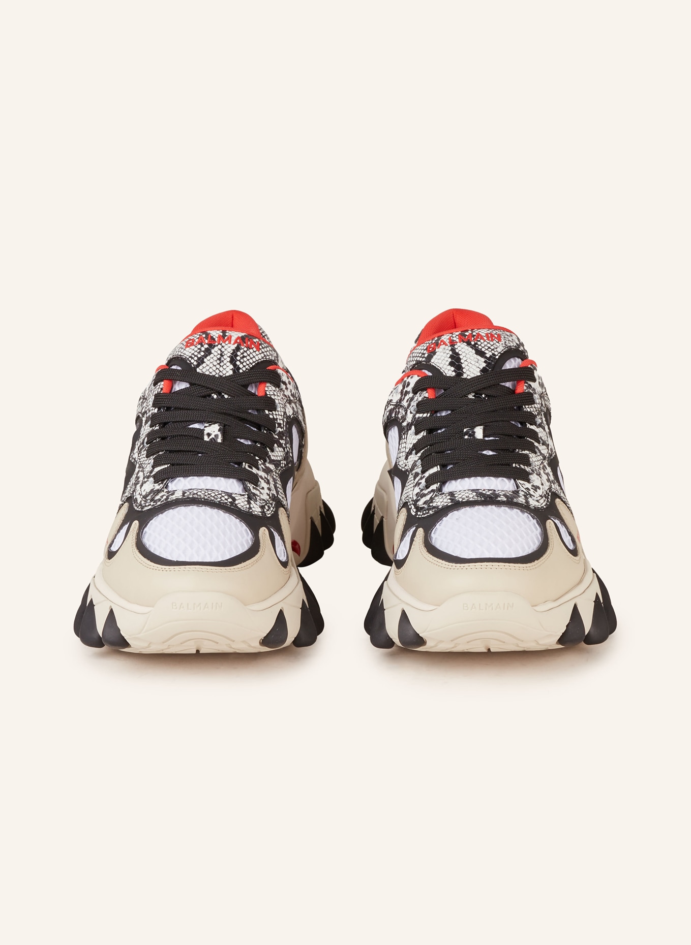 BALMAIN Sneakers B-EAST, Color: GRAY/ BLACK/ WHITE (Image 3)