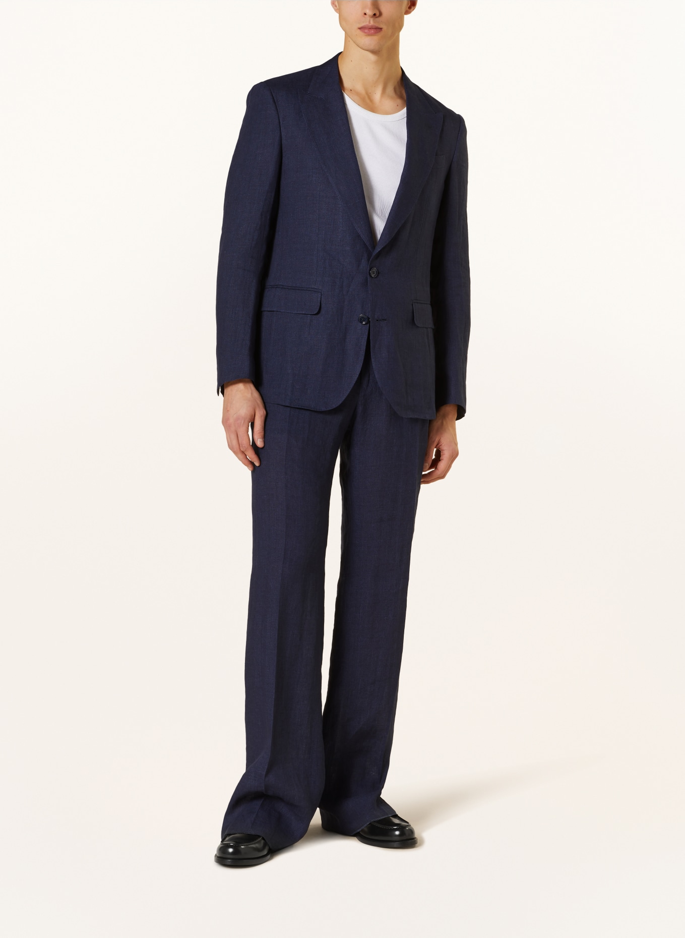 DOLCE & GABBANA Linen blazer slim fit, Color: S8280 MELANGE AZZURRI-BLU (Image 2)