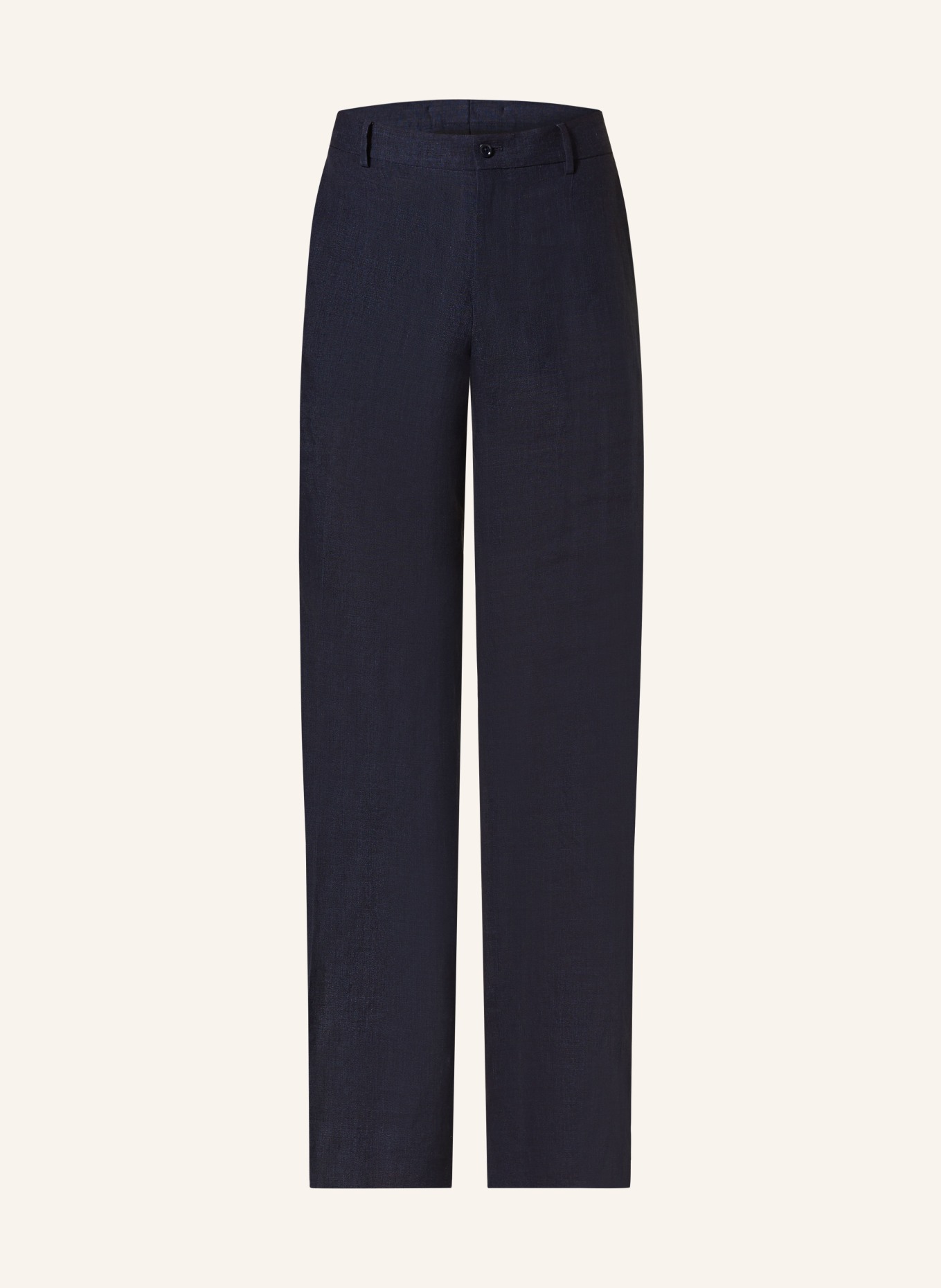 DOLCE & GABBANA Linen trousers regular fit, Color: S8280 MELANGE AZZURRI-BLU (Image 1)