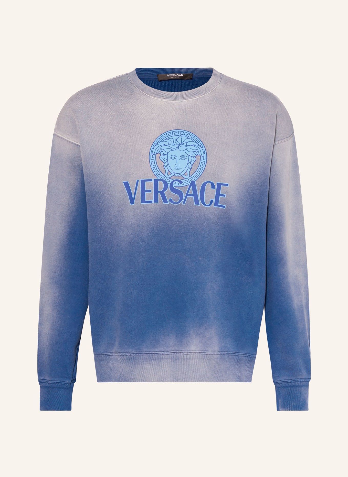 VERSACE Sweatshirt, Color: BLUE (Image 1)