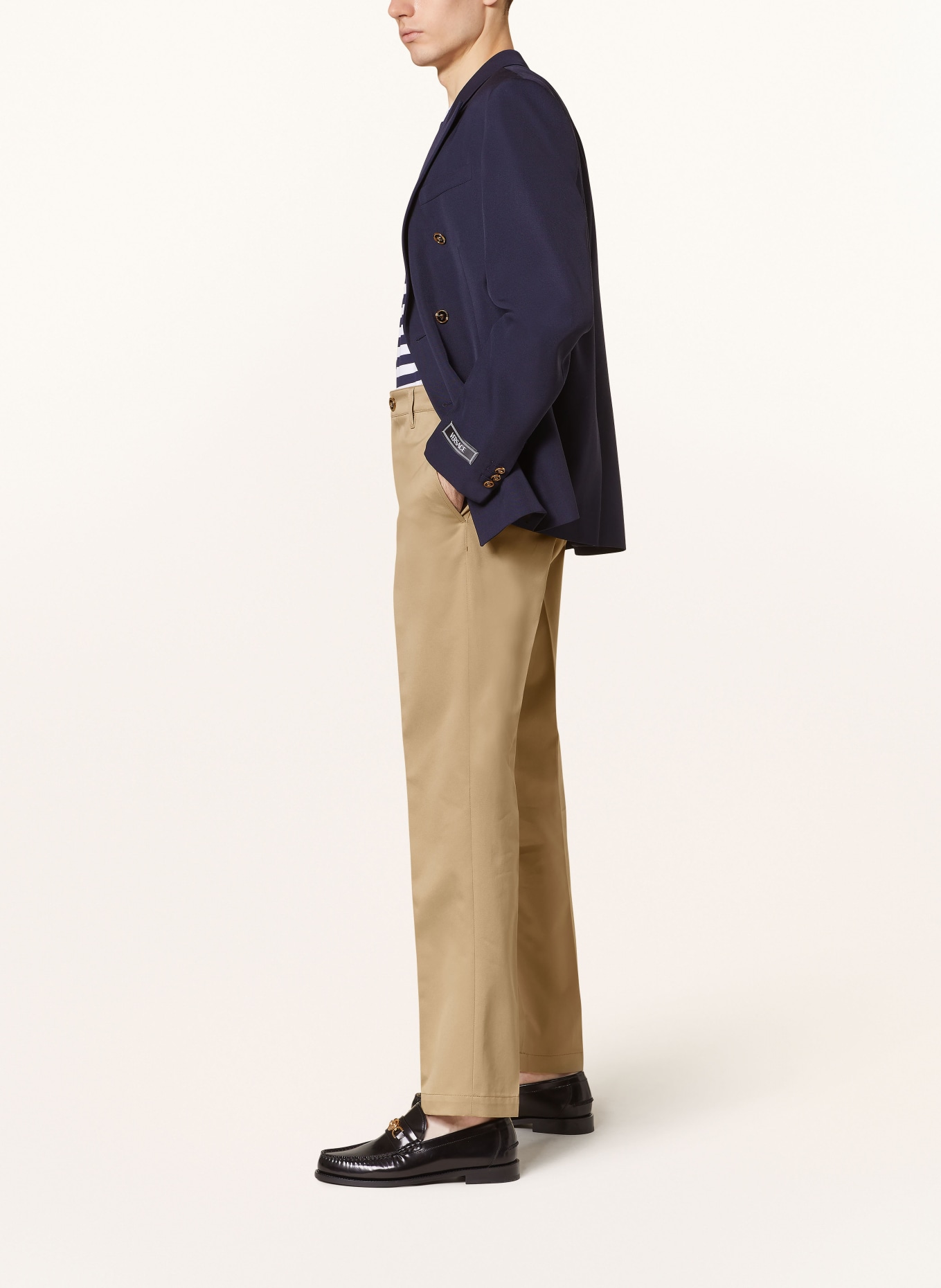 VERSACE Chinos regular fit, Color: CAMEL (Image 4)