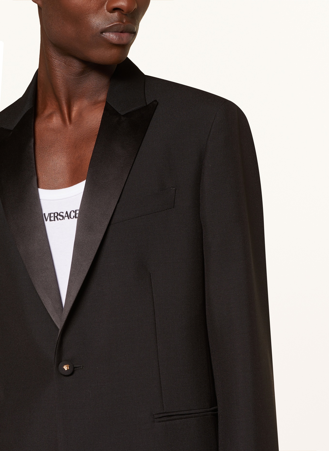 VERSACE Tuxedo Jacket slim fit, Color: BLACK (Image 5)