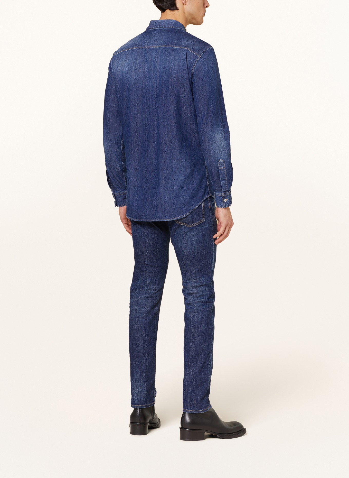 DSQUARED2 Denim shirt slim fit, Color: DARK BLUE (Image 3)