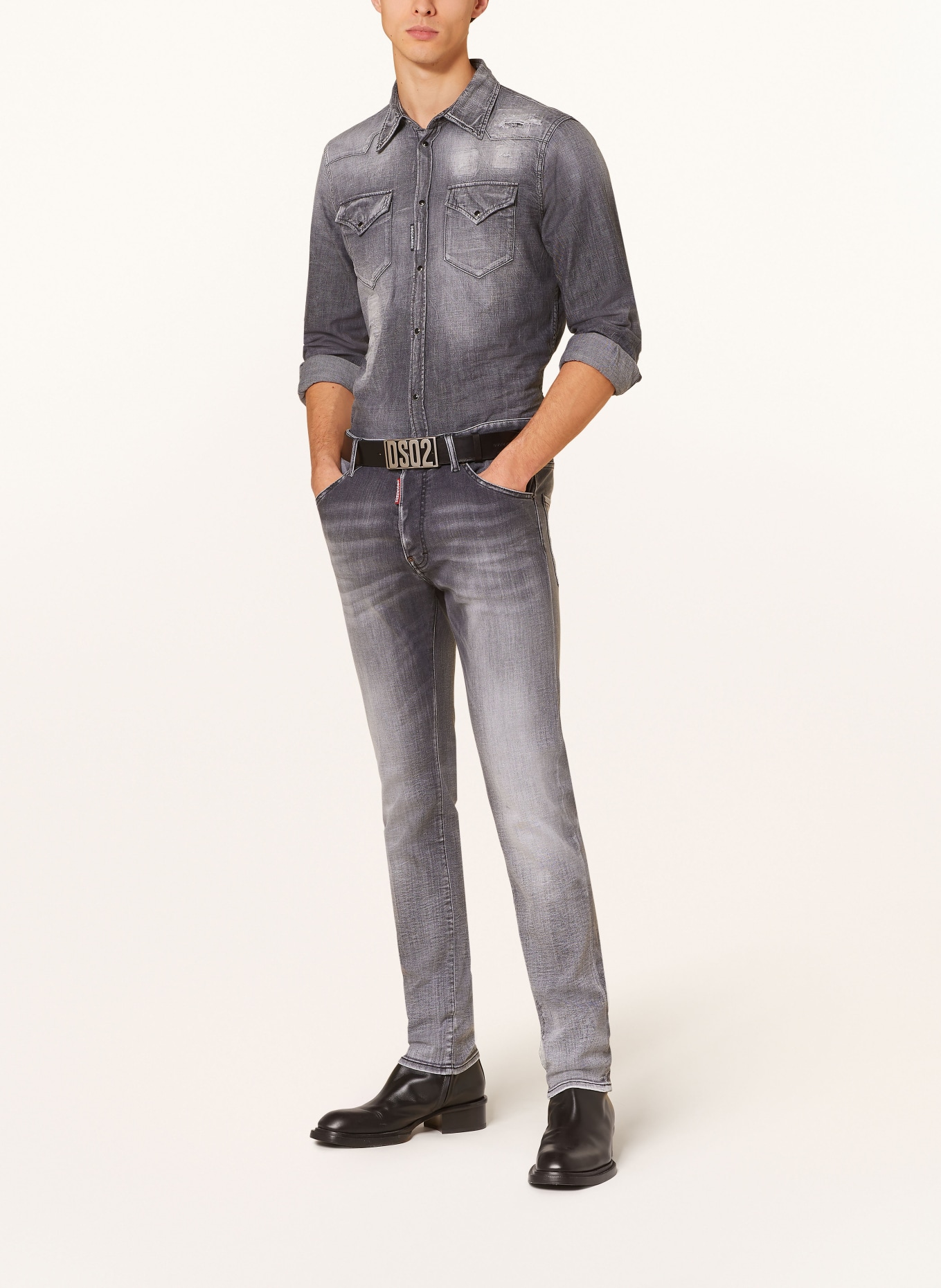 DSQUARED2 Jeans COOL GUY Extra Slim Fit, Farbe: 900 BLACK (Bild 2)