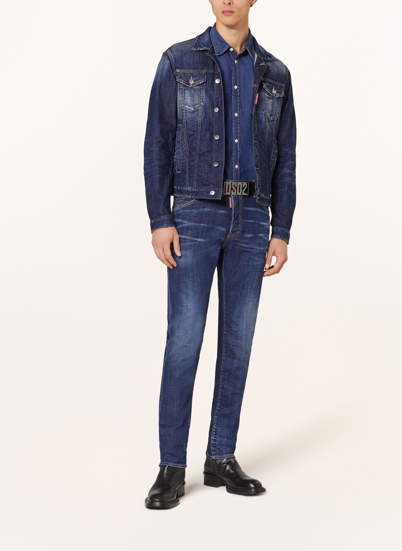 DSQUARED2 Jeans COOL GUY extra slim fit, Color: 470 BLUE NAVY (Image 2)