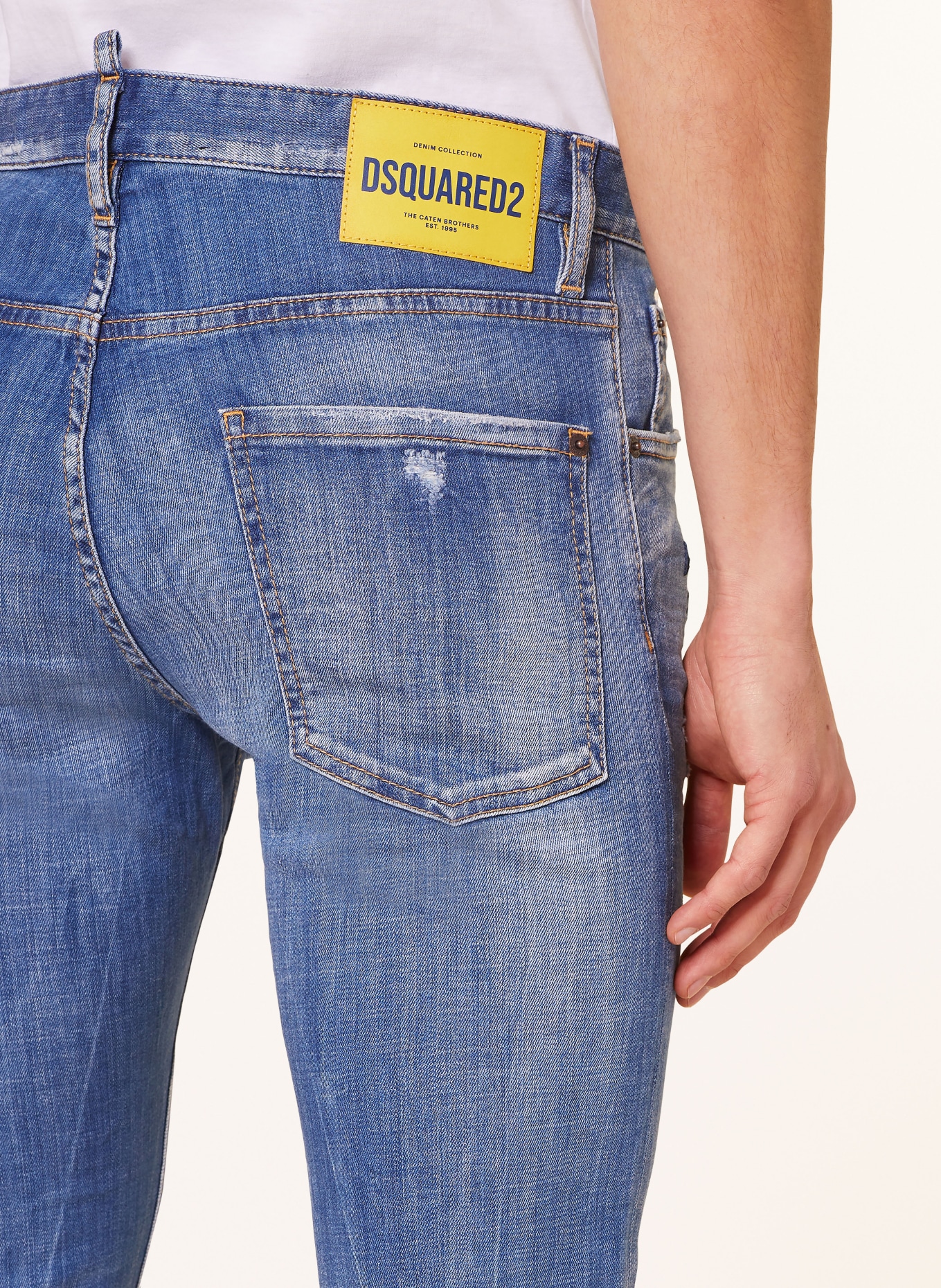 DSQUARED2 Destroyed Jeans COOL GUY Extra Slim Fit, Farbe: 470 BLUE NAVY (Bild 5)
