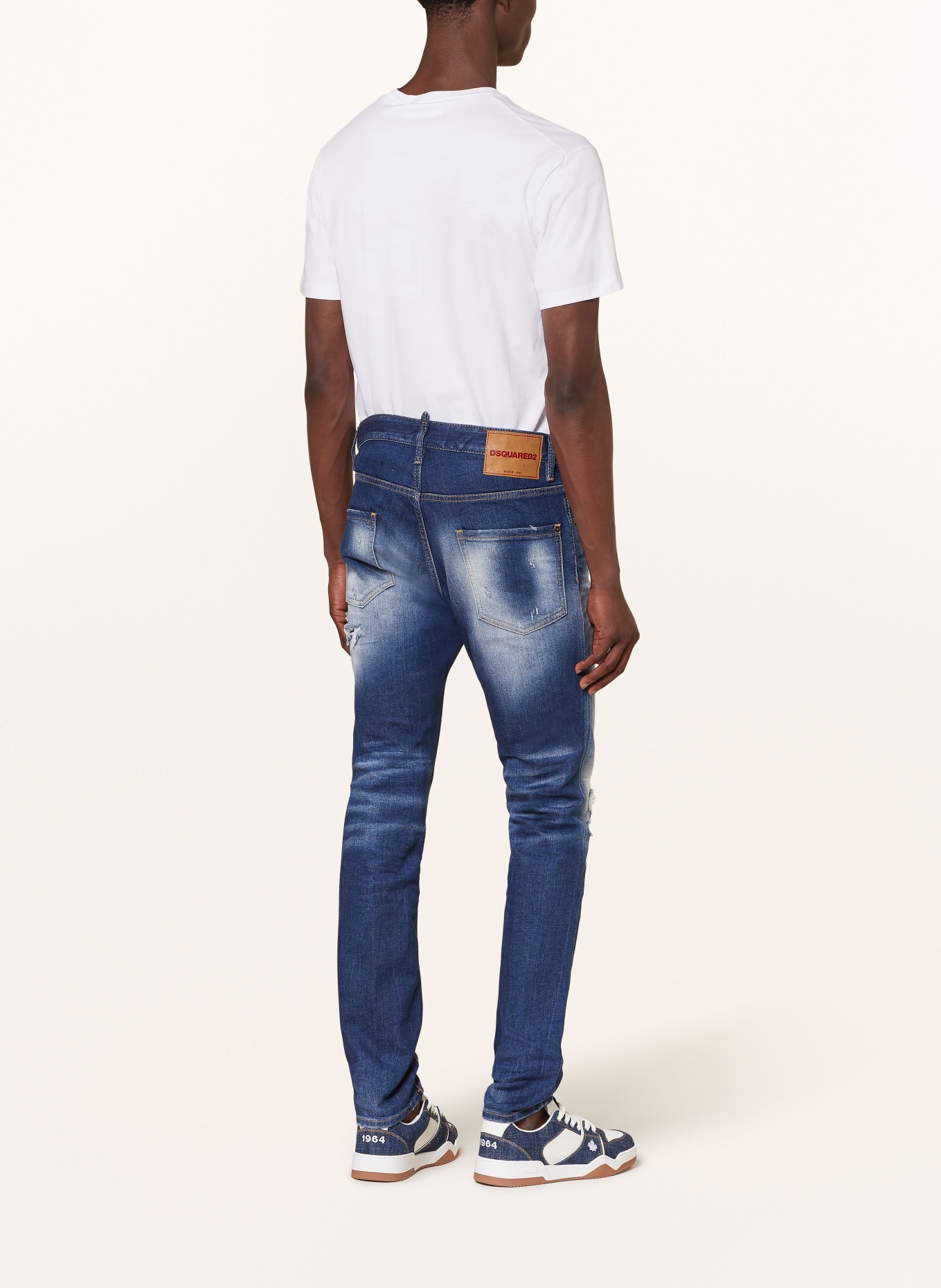 DSQUARED2 Destroyed jeans COOL GUY extra slim fit, Color: 470 BLUE NAVY (Image 3)