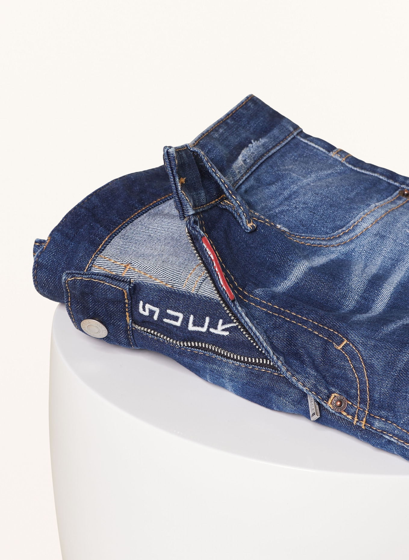 DSQUARED2 Destroyed jeans COOL GUY extra slim fit, Color: 470 BLUE NAVY (Image 6)