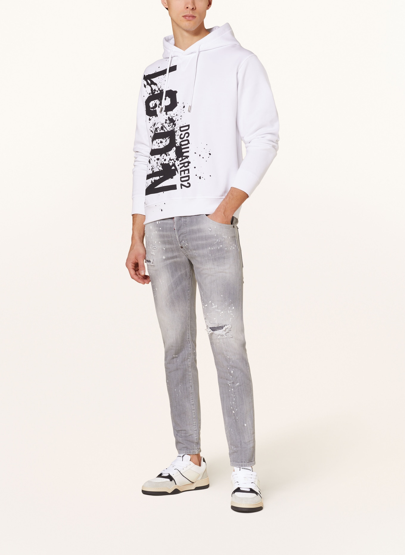 DSQUARED2 Jeans SKATER extra slim fit, Color: 852 GREY (Image 2)