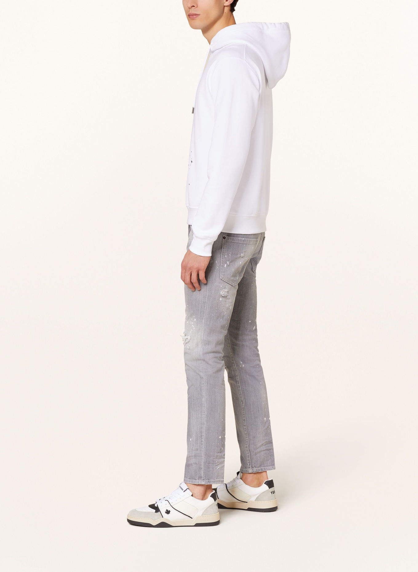 DSQUARED2 Jeans SKATER Extra Slim Fit, Farbe: 852 GREY (Bild 4)