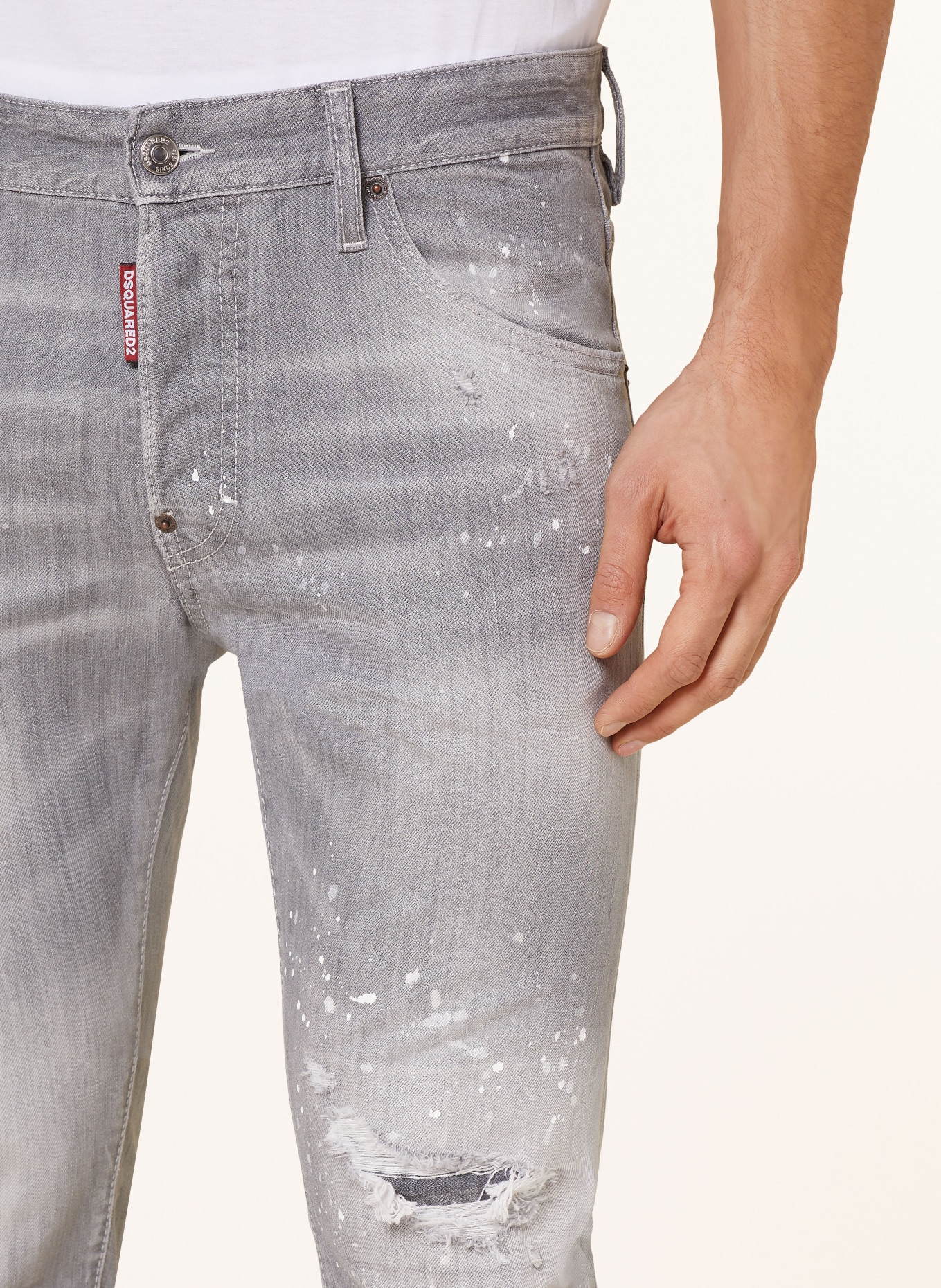 DSQUARED2 Jeans SKATER extra slim fit, Color: 852 GREY (Image 5)