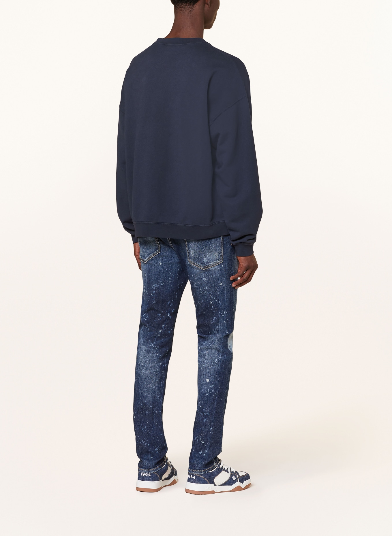 DSQUARED2 Destroyed jeans COOL GUY slim fit, Color: 470 BLUE NAVY (Image 3)