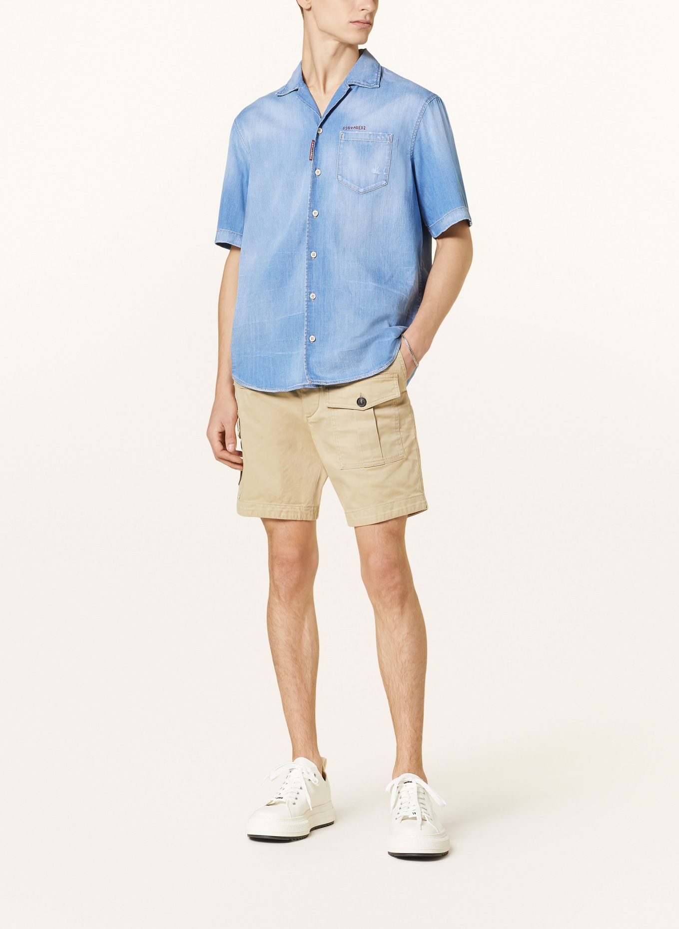 DSQUARED2 Cargo shorts SEXY, Color: BEIGE (Image 2)
