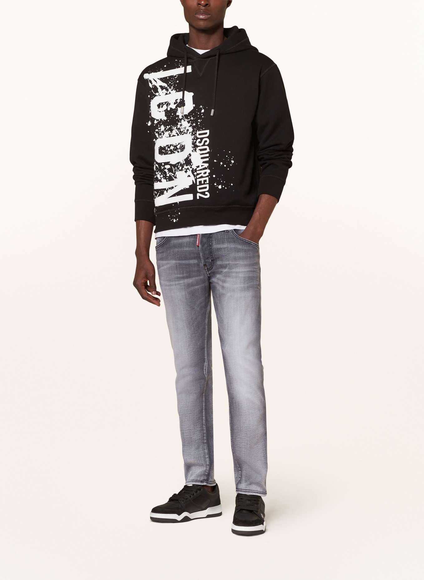 DSQUARED2 Jeans SKATER slim fit, Color: 900 BLACK (Image 2)