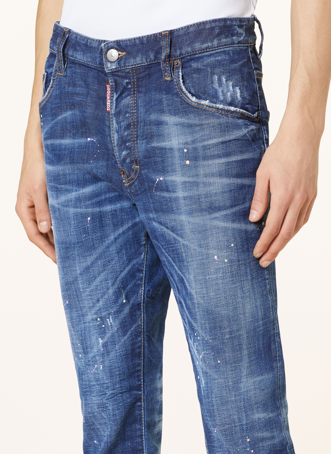 DSQUARED2 Jeans SKATER slim fit, Color: 470 NAVY BLUE (Image 5)