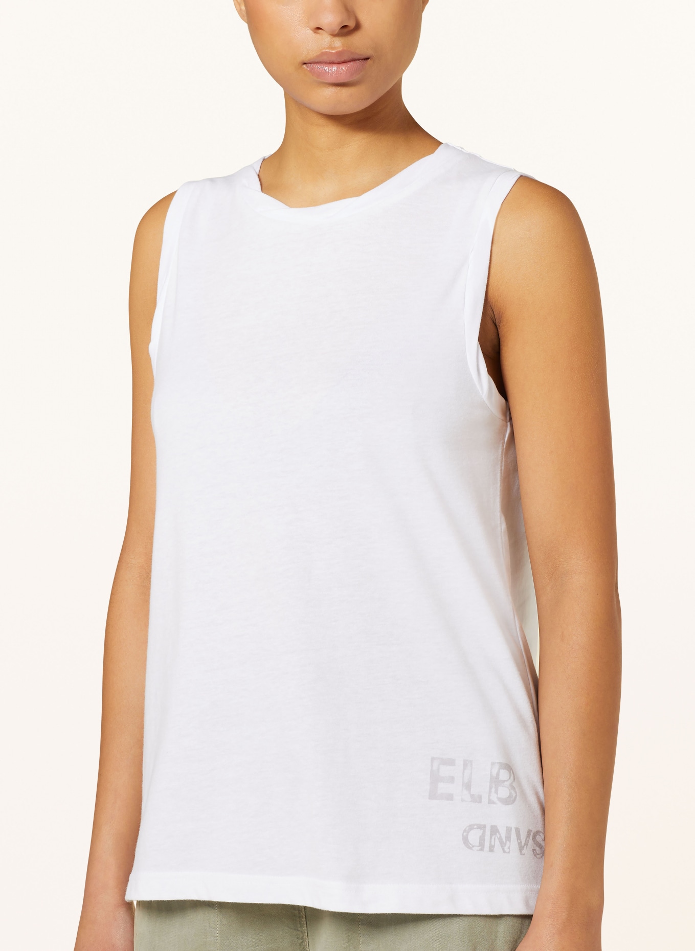 ELBSAND Top MEEVI, Color: WHITE (Image 4)