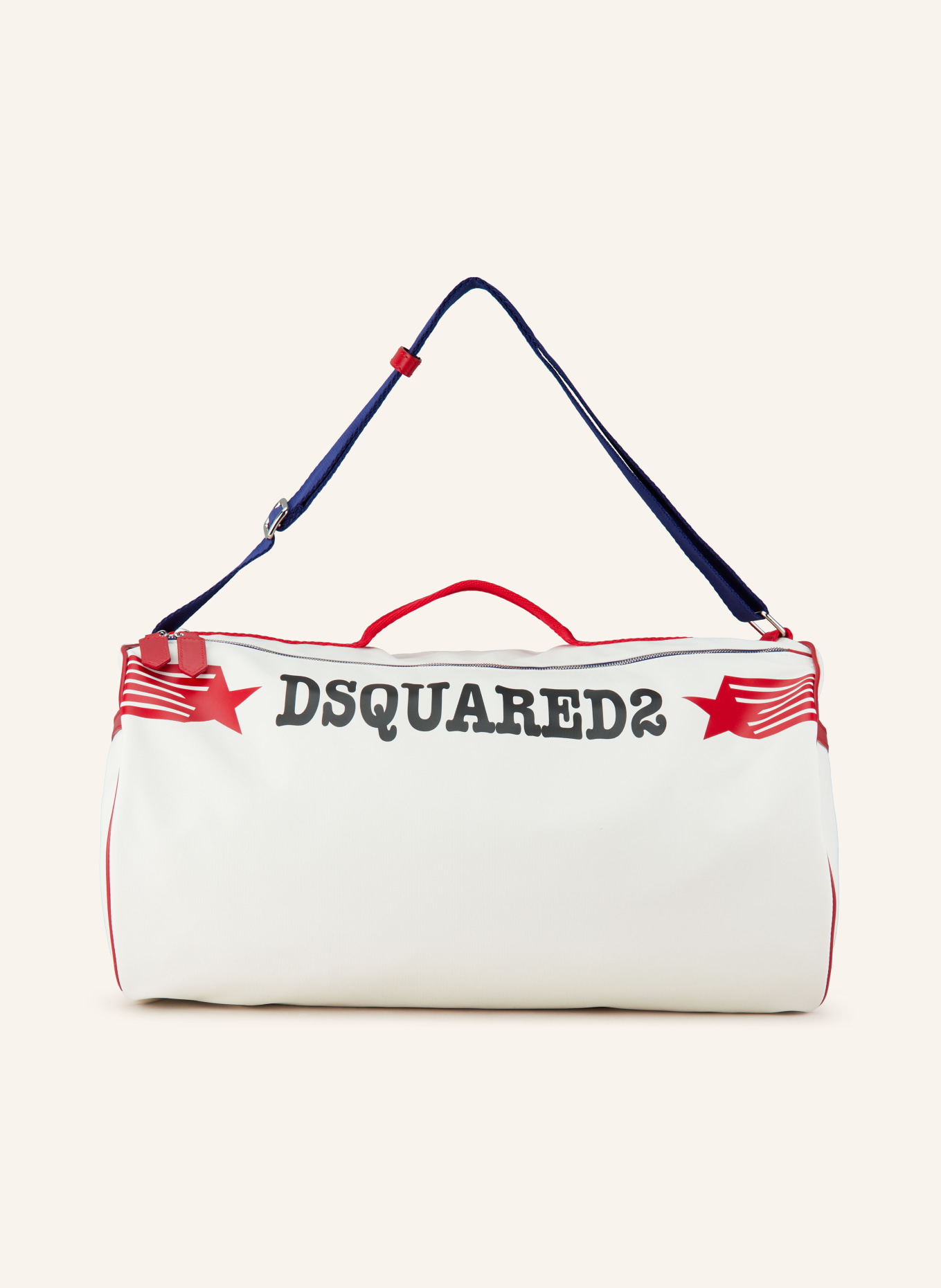 DSQUARED2 Travel bag, Color: WHITE/ RED/ BLUE (Image 1)