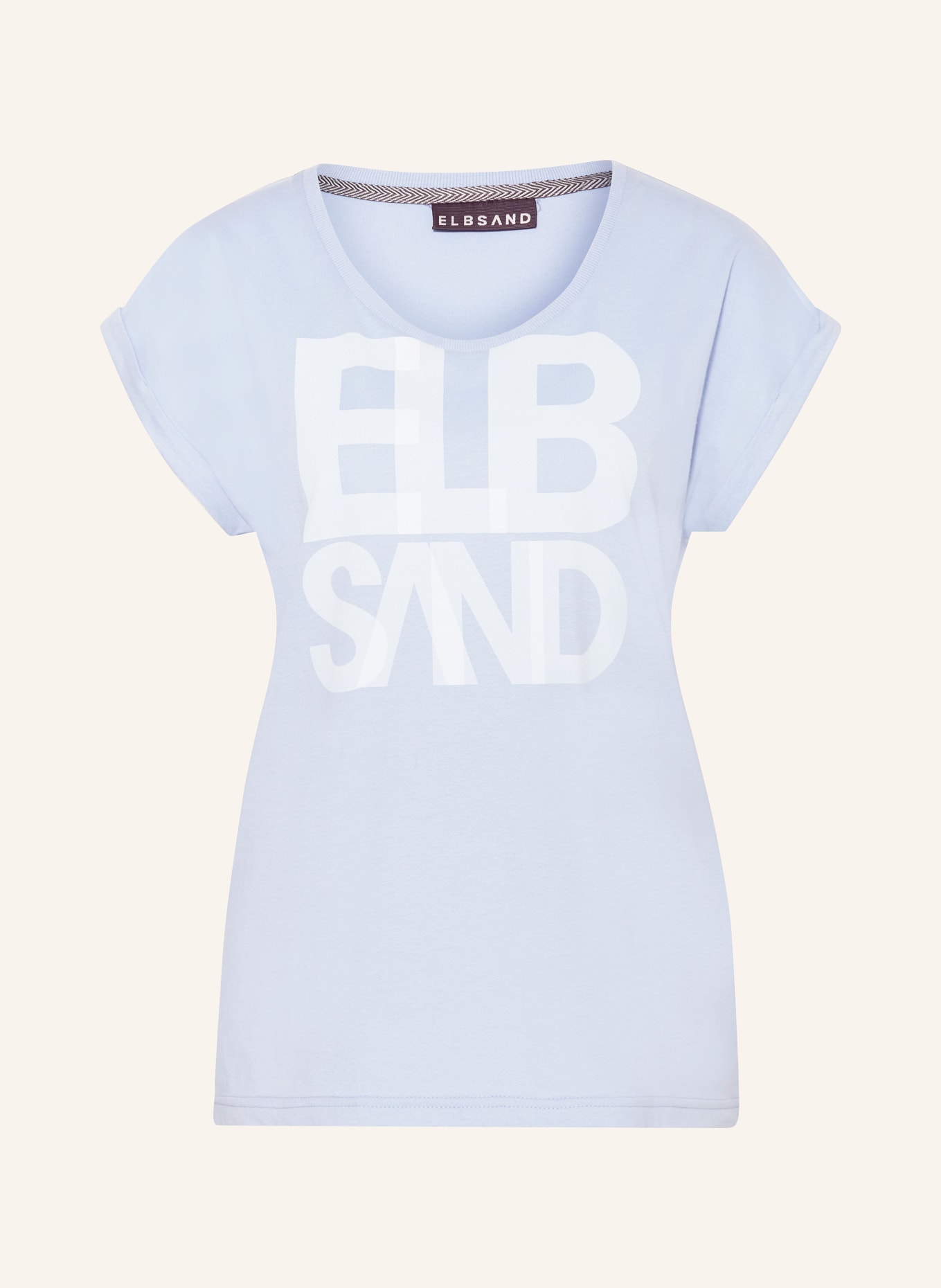 ELBSAND T-shirt ELDIS, Color: LIGHT BLUE (Image 1)