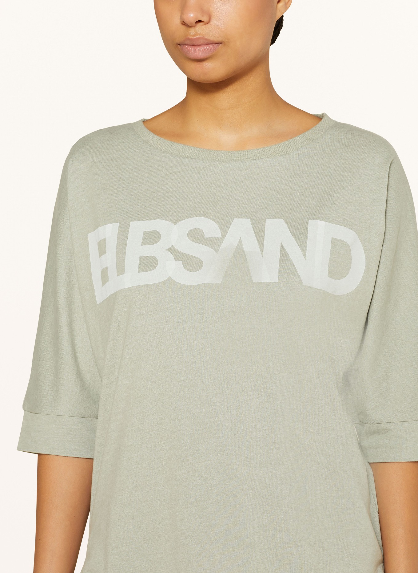 ELBSAND Shirt IMANI mit 3/4-Arm, Farbe: KHAKI (Bild 4)