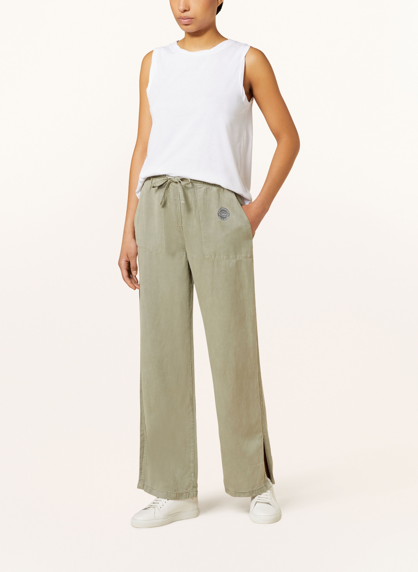 ELBSAND Trousers WANIA, Color: KHAKI (Image 2)