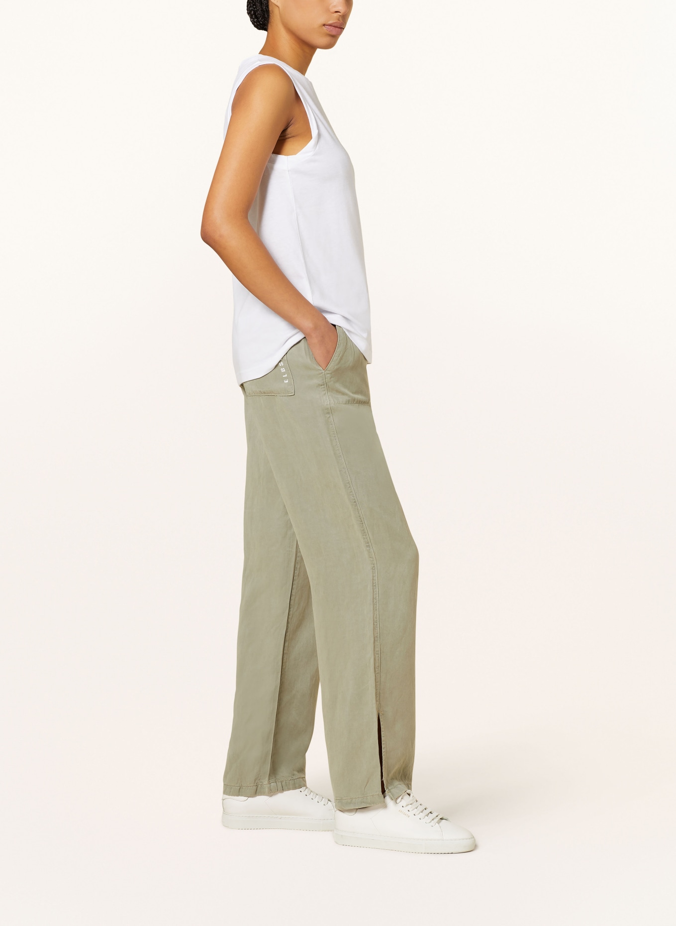 ELBSAND Trousers WANIA, Color: KHAKI (Image 4)