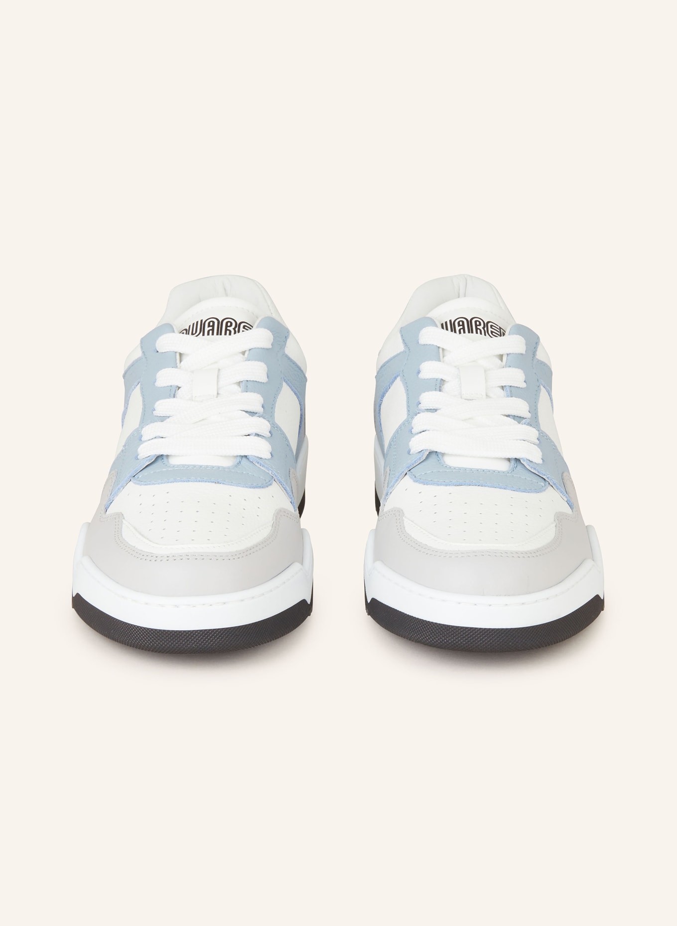 DSQUARED2 Sneakers SPIKE, Color: WHITE/ GRAY/ LIGHT BLUE (Image 3)