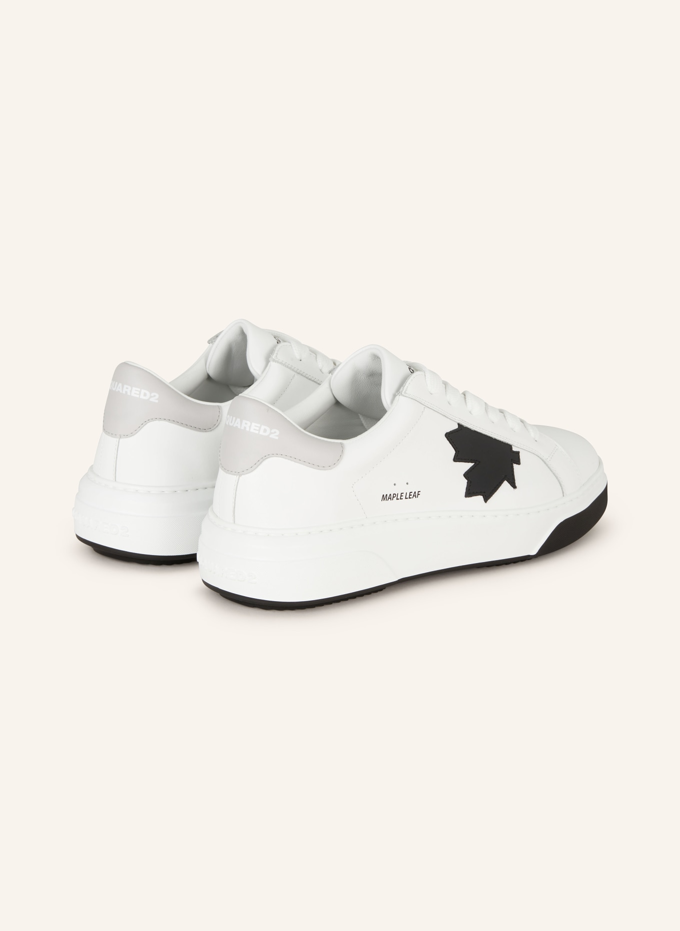 DSQUARED2 Sneakers BUMPER, Color: WHITE/ BLACK/ LIGHT GRAY (Image 2)