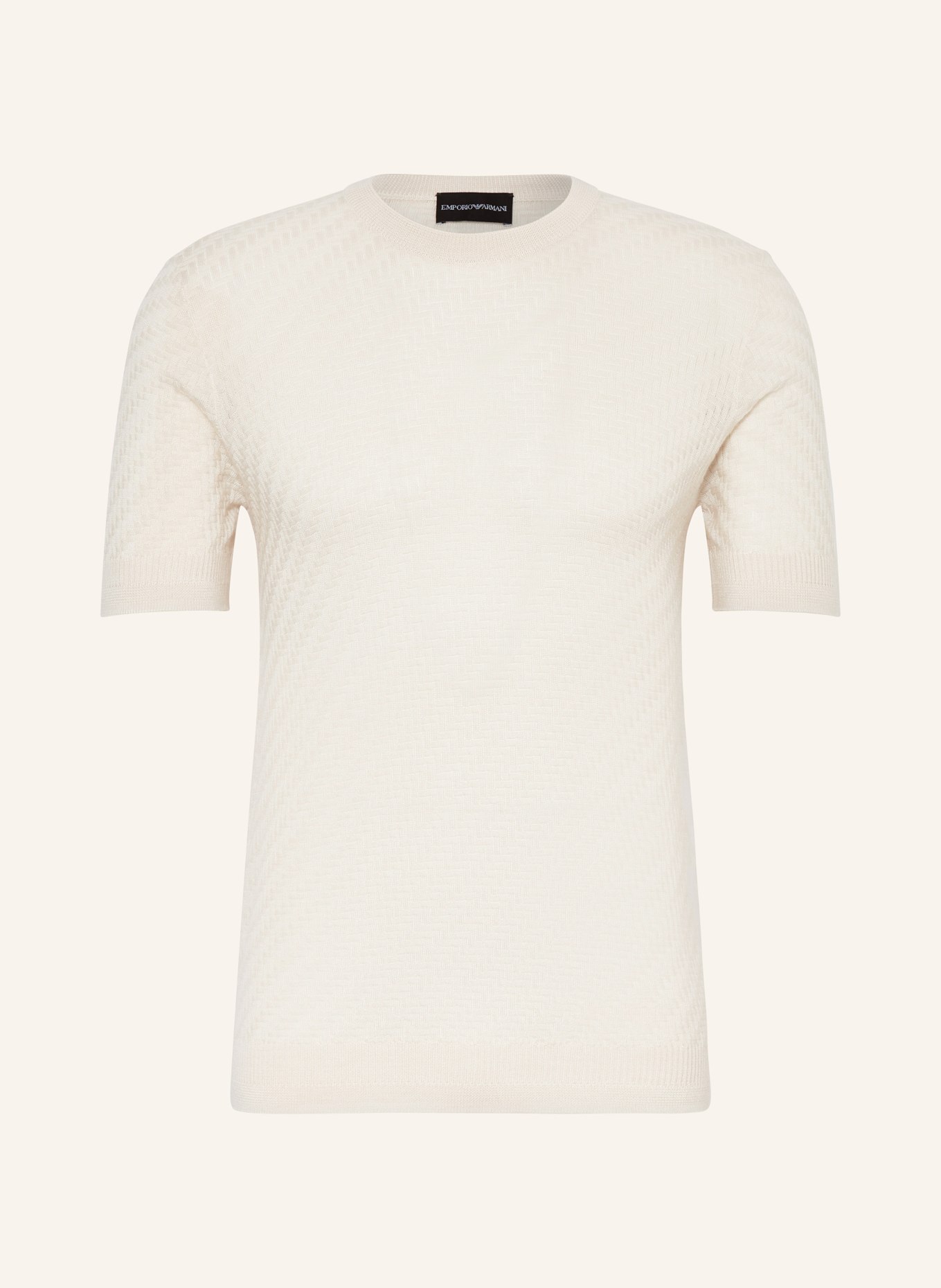 EMPORIO ARMANI Úpletové tričko, Barva: BÍLÁ (Obrázek 1)