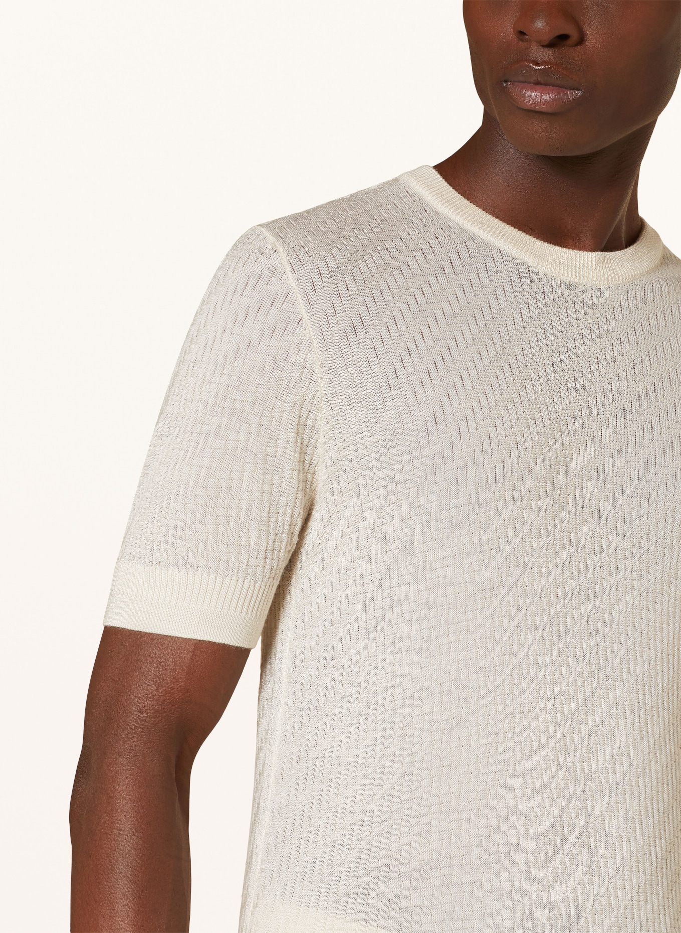 EMPORIO ARMANI Knit shirt, Color: WHITE (Image 4)