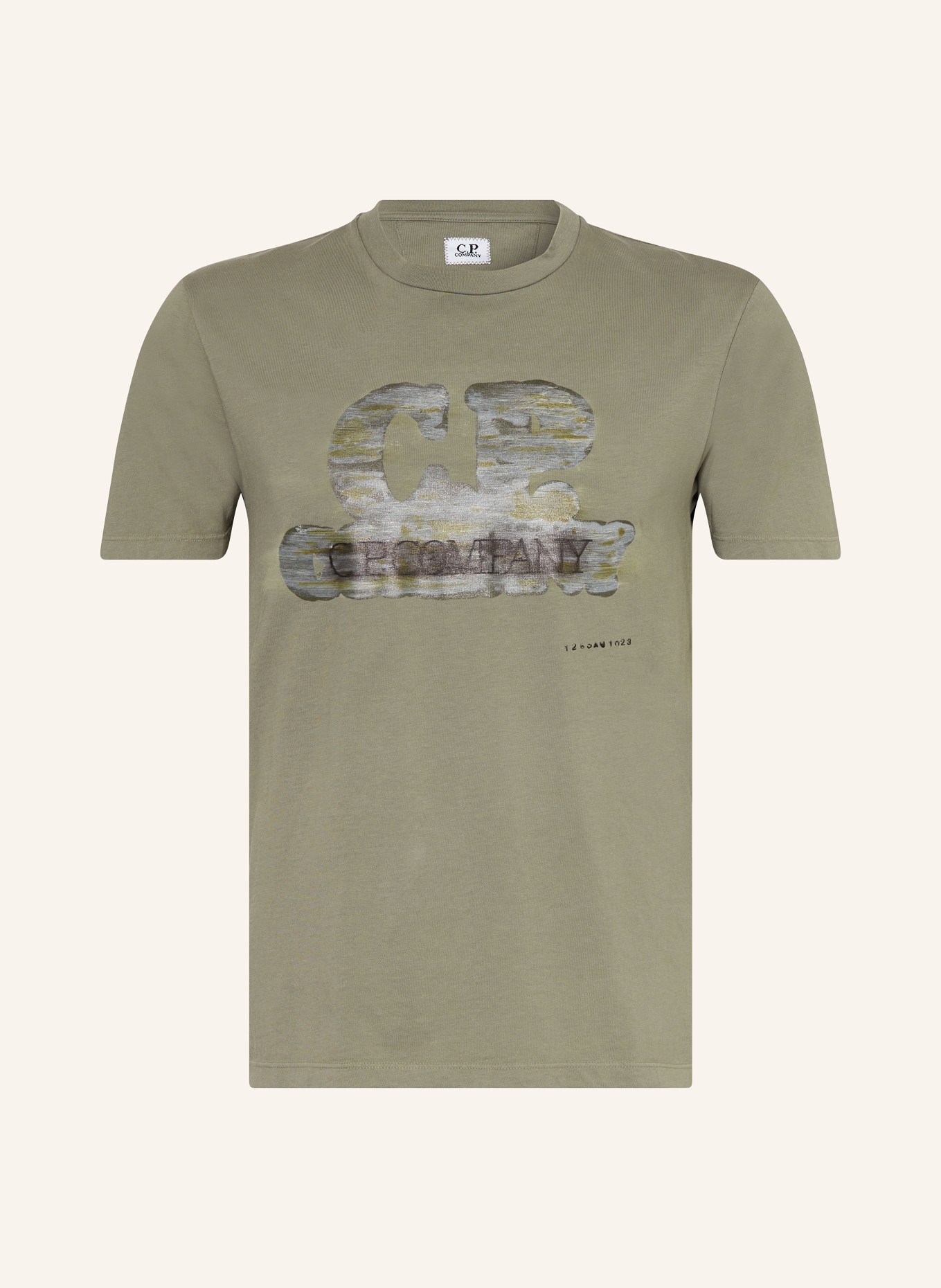 C.P. COMPANY T-shirt, Color: OLIVE (Image 1)