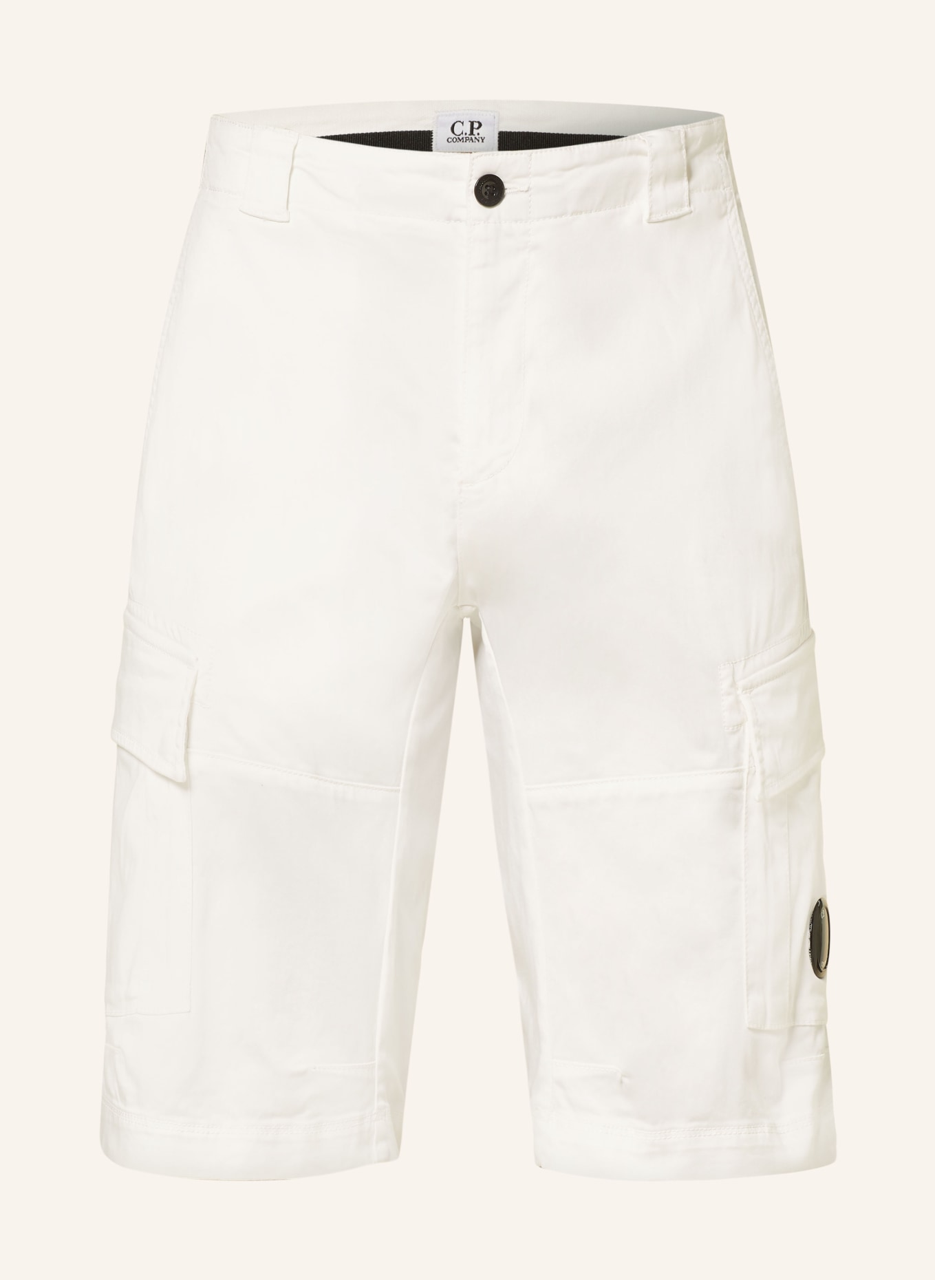 C.P. COMPANY Cargo shorts, Color: WHITE (Image 1)