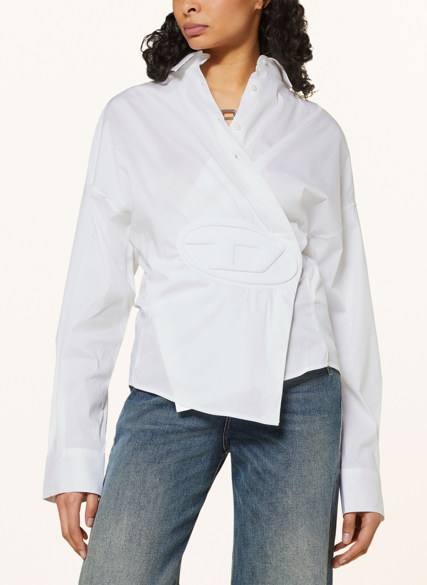 DIESEL Shirt blouse C-SIZ-N2, Color: WHITE (Image 4)